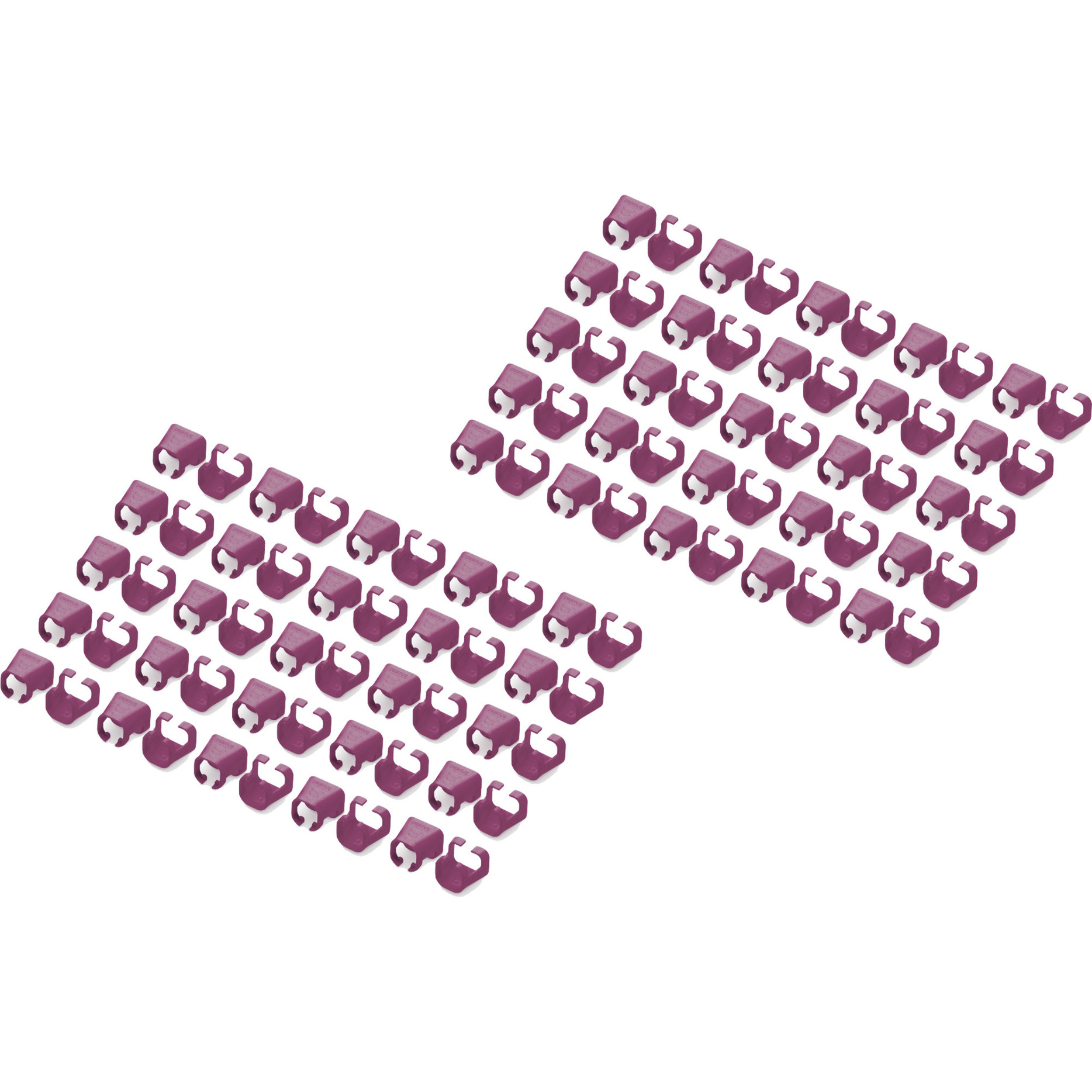 Farbclips für Patchkabel - Magenta, Abdeckung