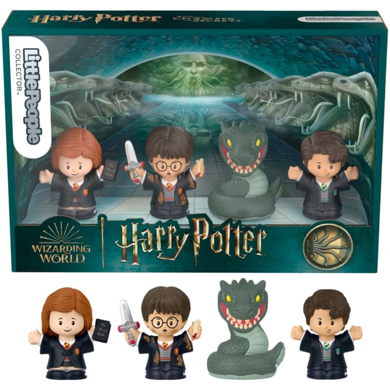 Fisher-Price Little People Collector Harry Potter Chamber of Secrets 4 Figuren, Spielfigur | 00194735203574