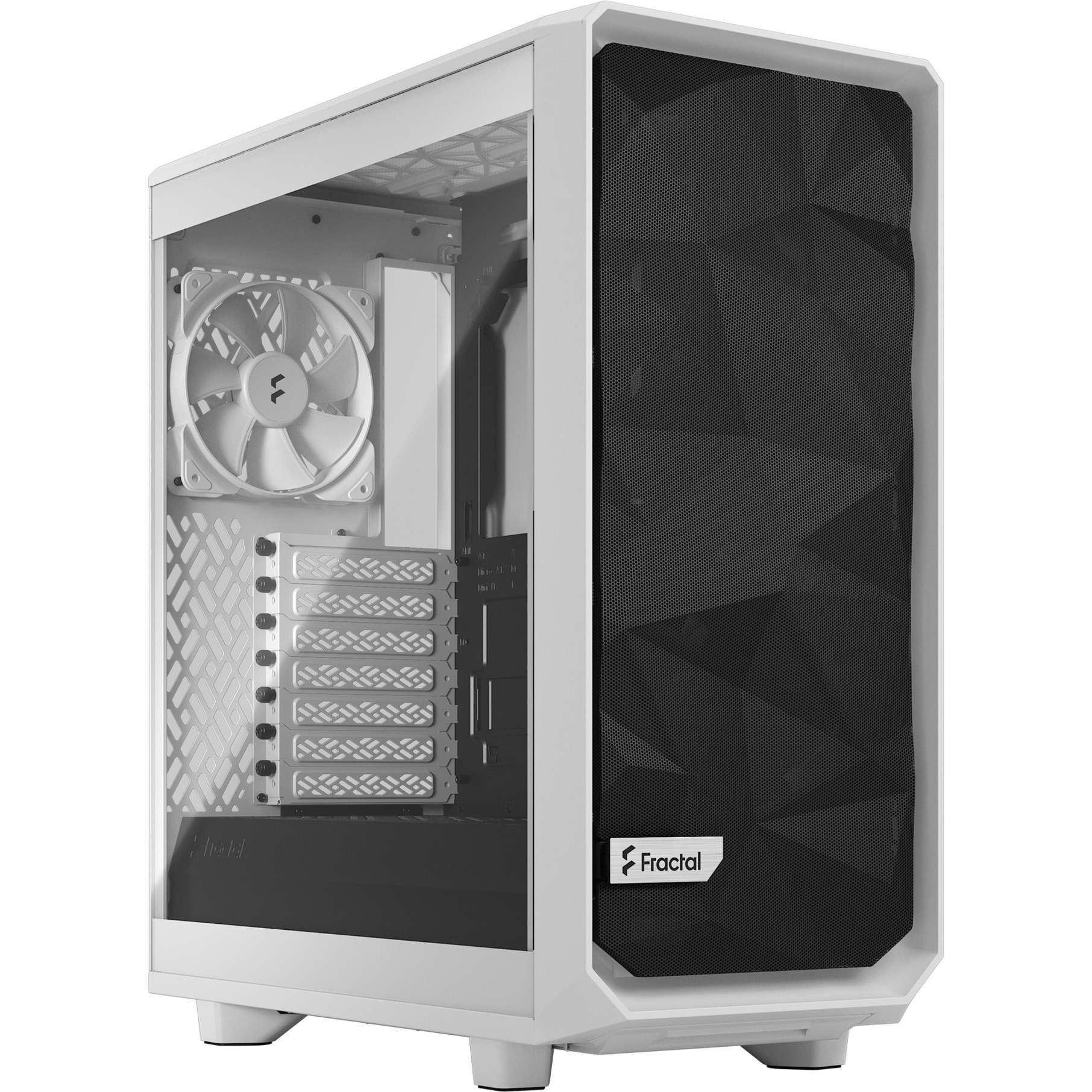 Fractal Design Meshify 2 Compact Lite White TG Clear, Tower-Gehäuse | 07340172703822 Fractal Design Meshify 2 Compact Lite White TG Clear, Tower-Gehäuse | 07340172703822
