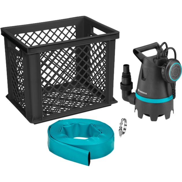 Gardena Schmutzwasser-Tauchpumpe 10500 BASIC, Hochwasser-Set, Tauch- / Druckpumpe | 04078500062084 Gardena Schmutzwasser-Tauchpumpe 10500 BASIC, Hochwasser-Set, Tauch- / Druckpumpe | 04078500062084