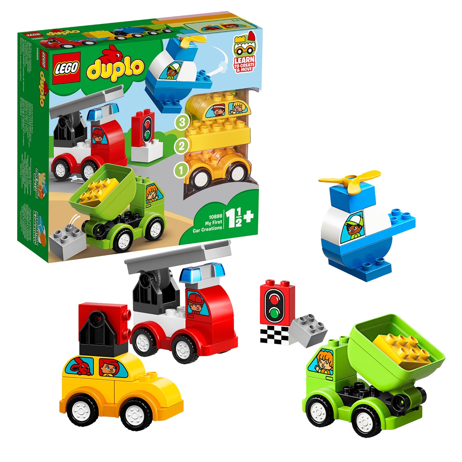 Lego 10886 DUPLO Meine ersten Fahrzeuge, Konstruktionsspielzeug | 05702016367584 Lego 10886 DUPLO Meine ersten Fahrzeuge, Konstruktionsspielzeug | 05702016367584