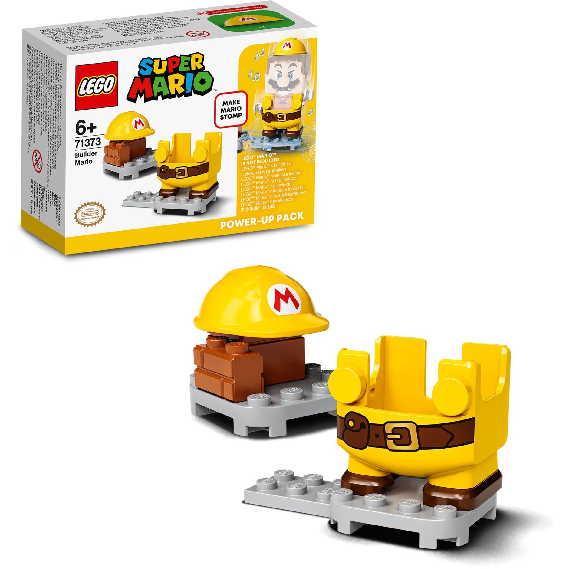 Lego 71373 Super Mario Baumeister-Mario – Anzug, Konstruktionsspielzeug | 05702016618525