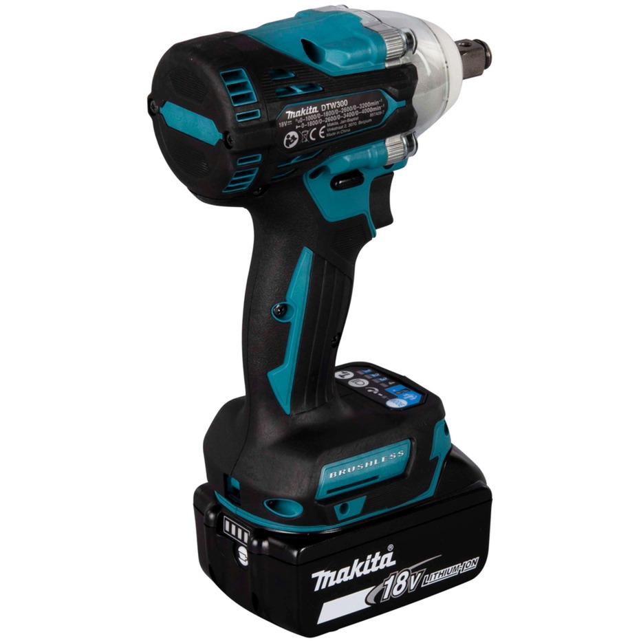 Makita Akku Schlagschrauber 18v Set Angebote Makita Akku-Schlagschrauber DTW300RTJ, 18Volt blau/schwarz, 2x Li-Ion