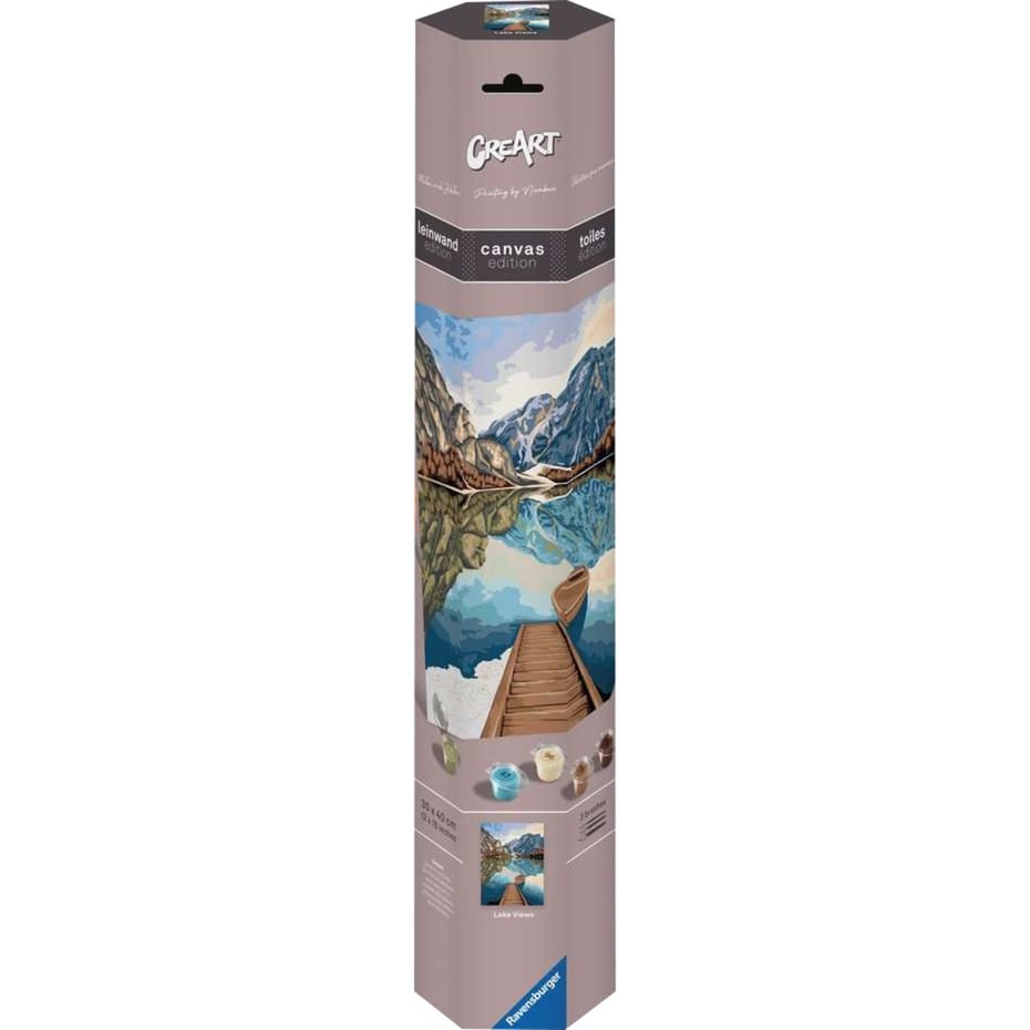 CreArt Leinwand Edition - Lake Views, Malen