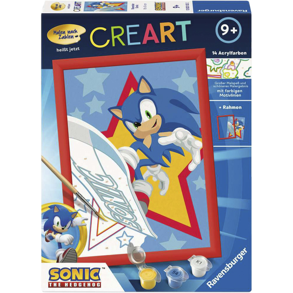 CreArt - Rasender Sonic, Malen
