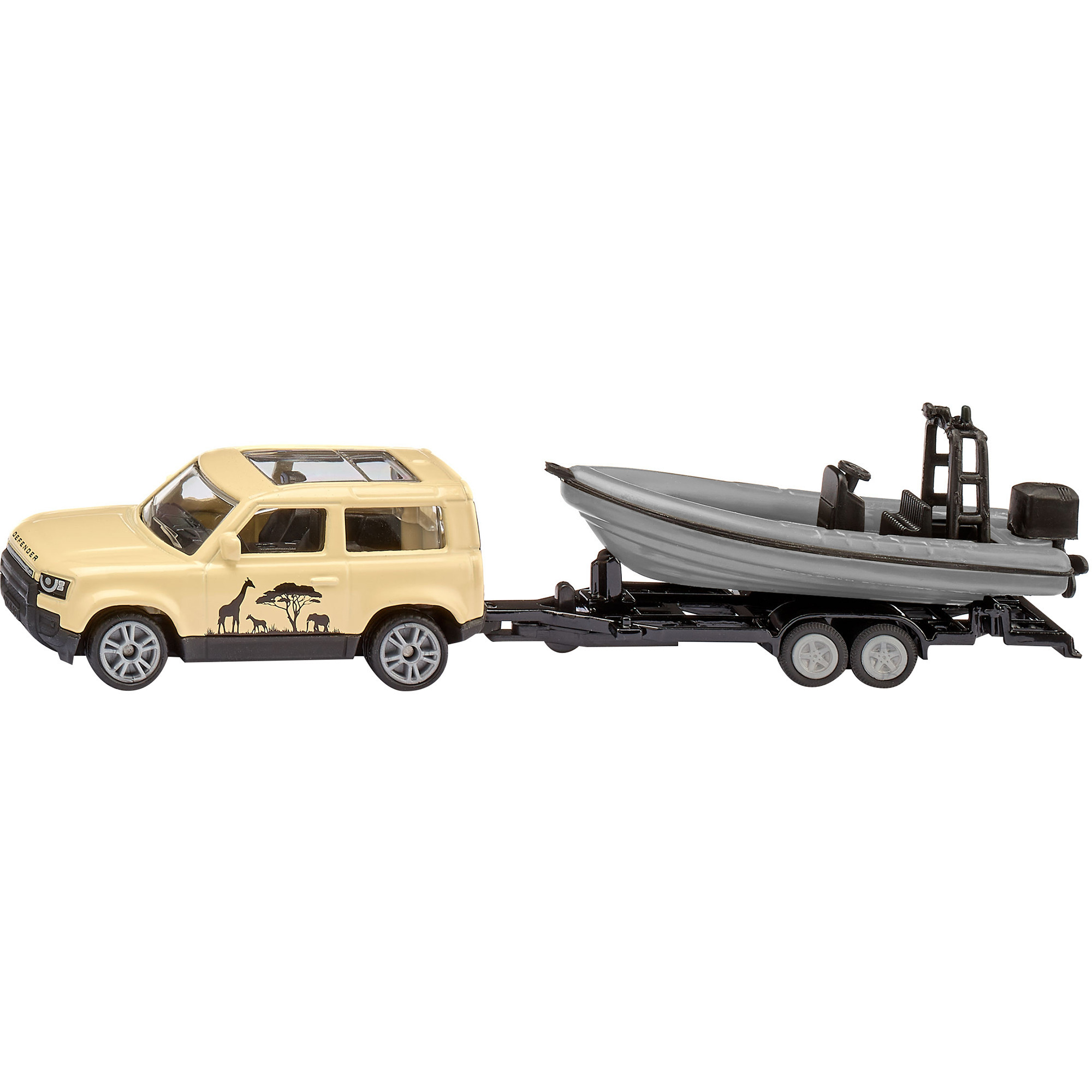 BLISTER Land Rover Defender "Safari" mit Boot, Modellfahrzeug