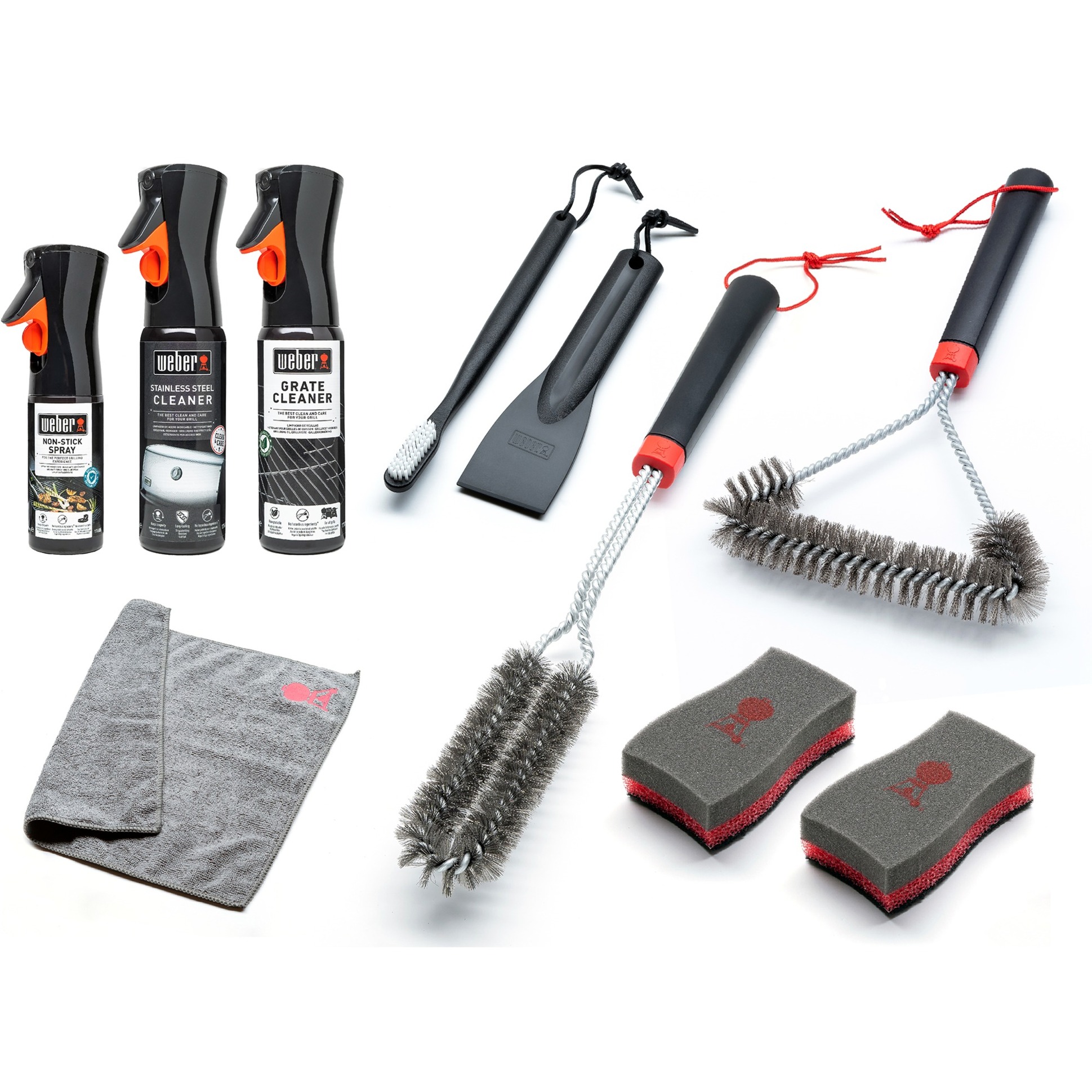 Reinigungs-Set für Edelstahl-Gasgrills, Reinigungsmittel