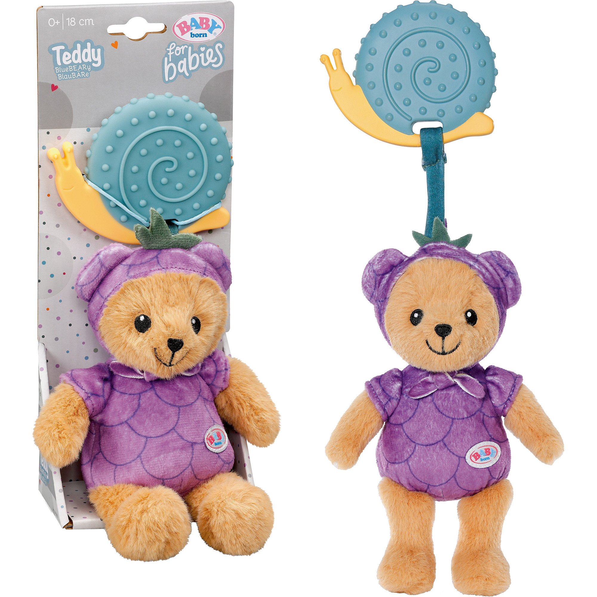 BABY born® for babies TeddyBlauBÄRe 18cm, Kuscheltier