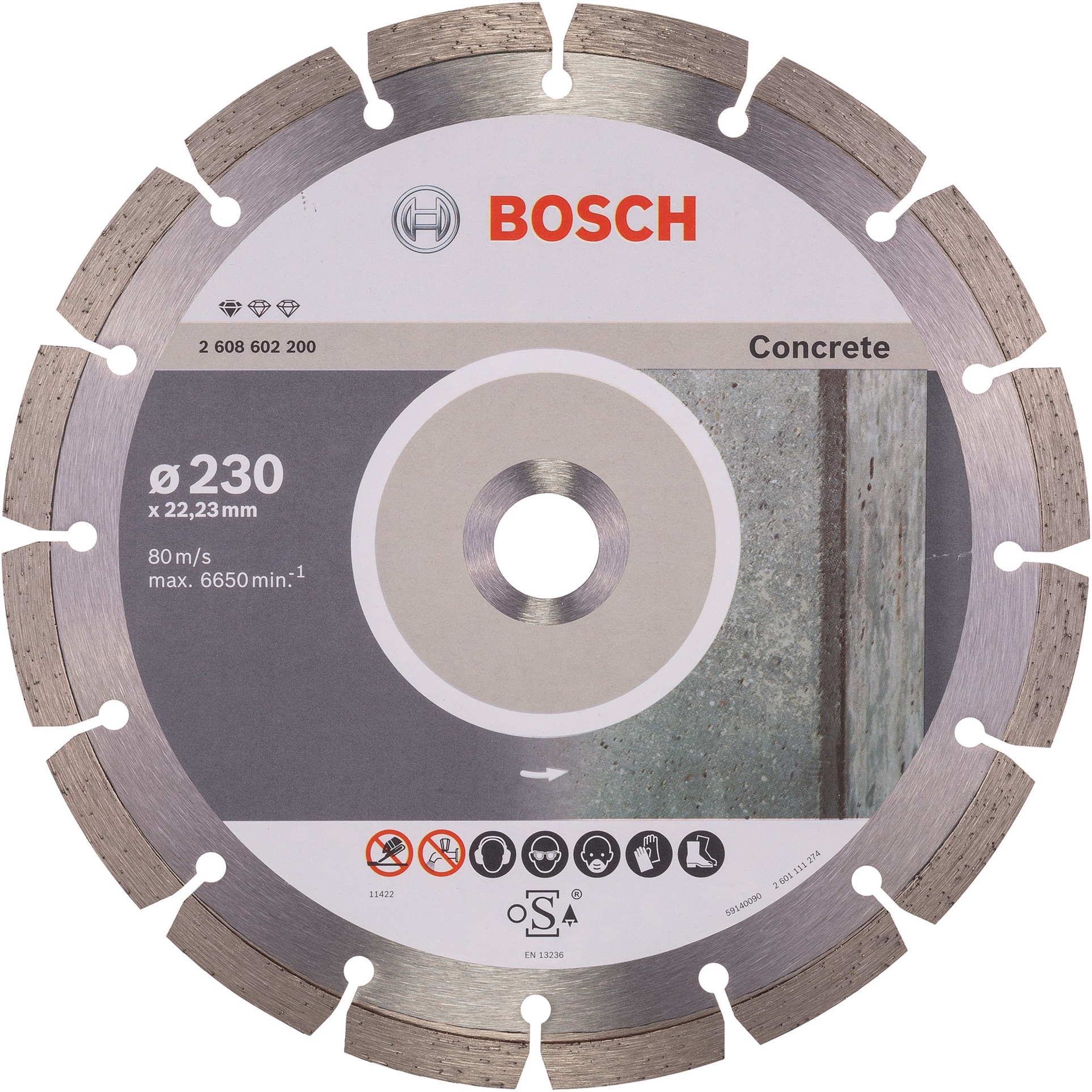 Diamanttrennscheibe Standard for Concrete, Ø 230mm