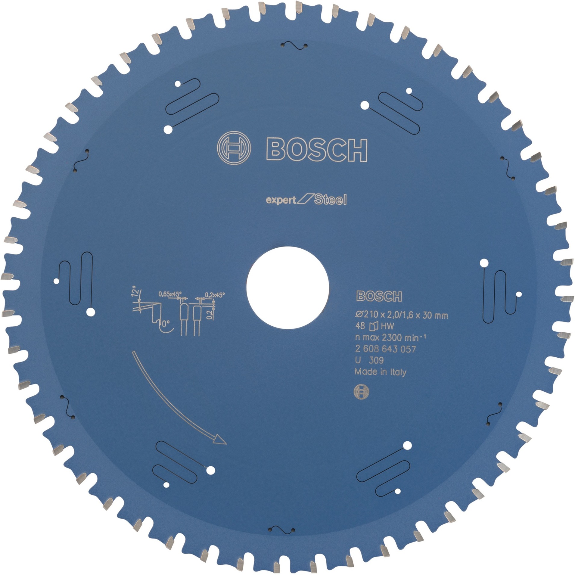 EXPERT Steel Kreissägeblatt, Ø 210mm, 48Z