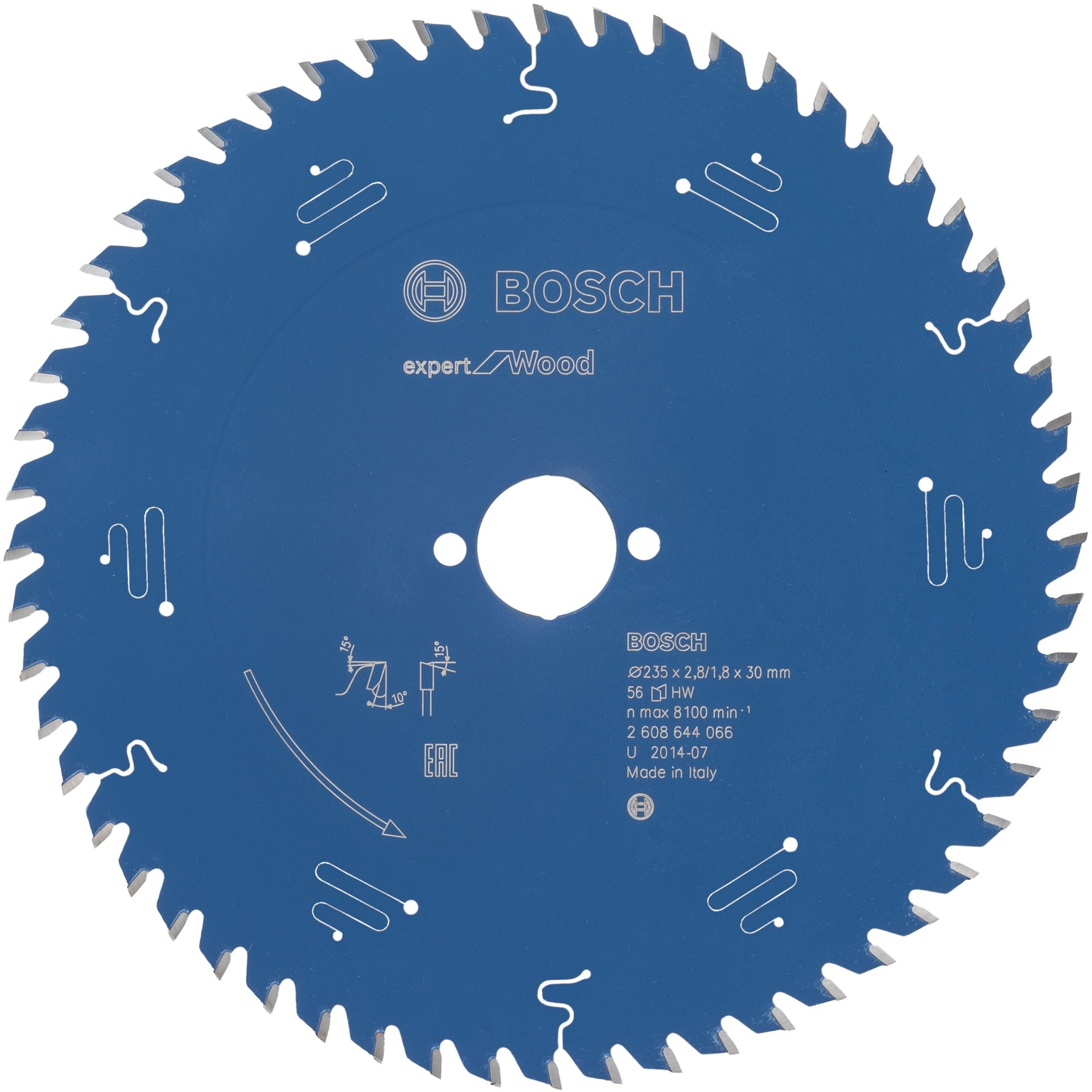 EXPERT Wood Kreissägeblatt, Ø 235mm, 56Z