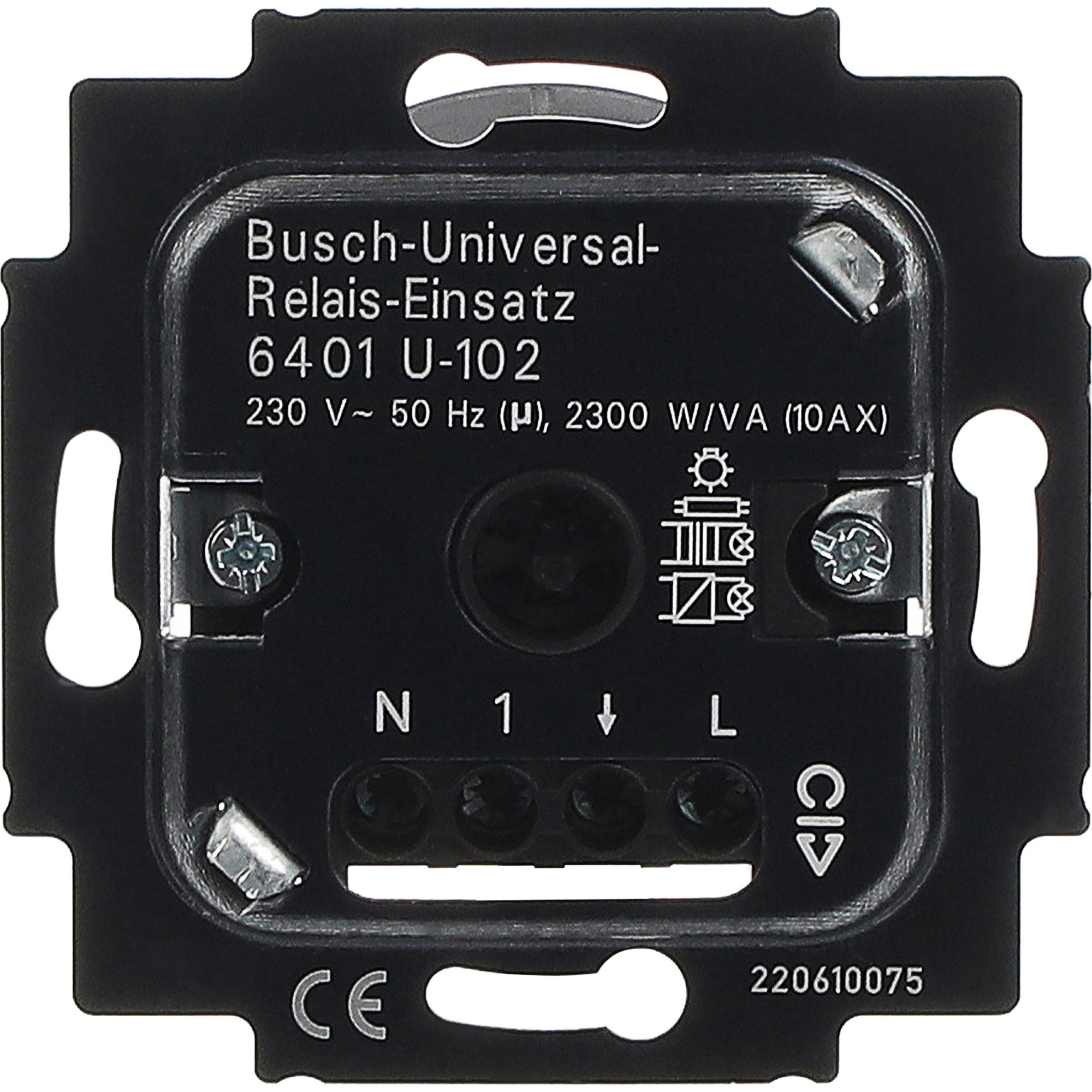 Universal Relais Einsatz Unterputz 230 Volt 2300 Watt Typ 6401 U-102