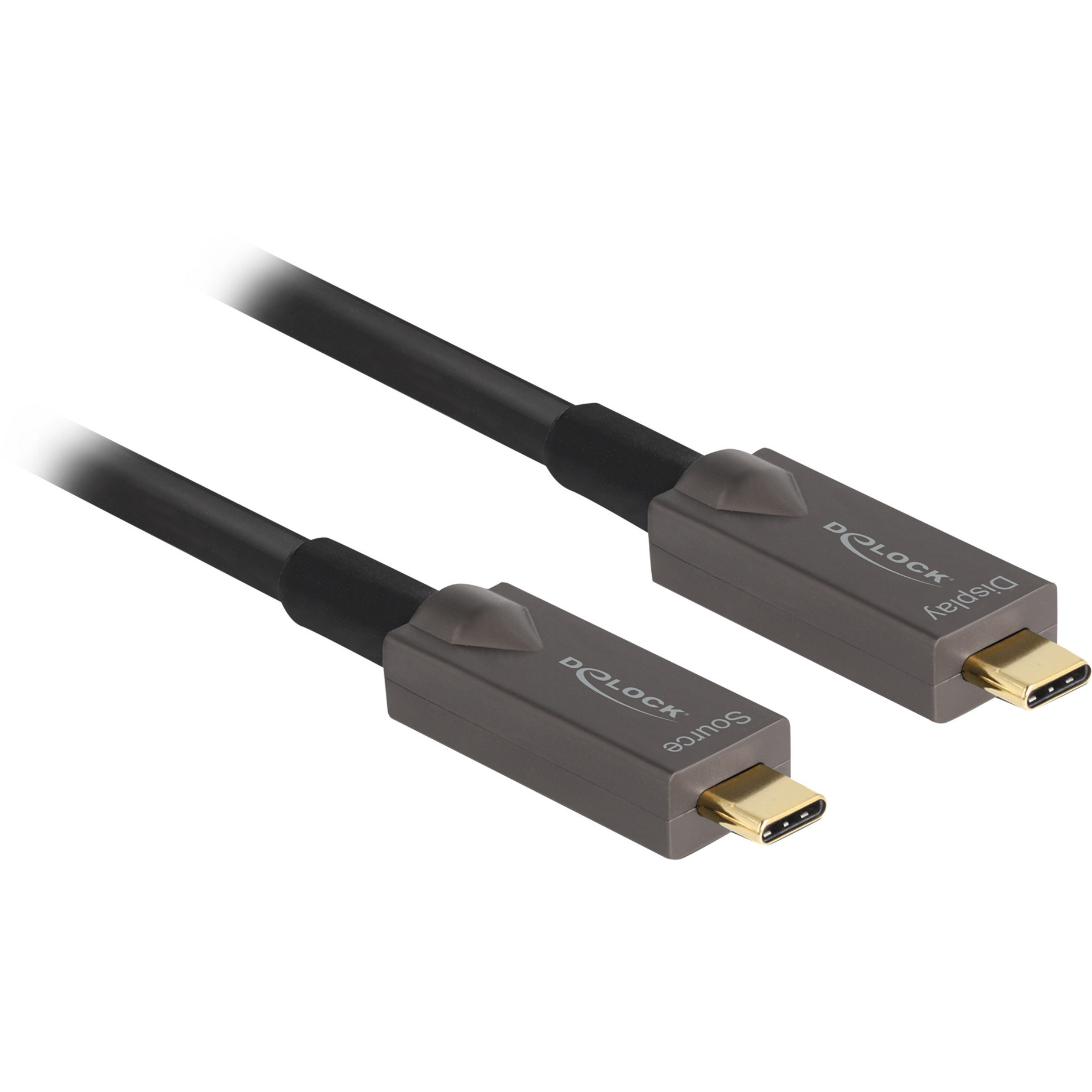Aktives Optisches USB-C 4K Video + Daten + PD Kabel
