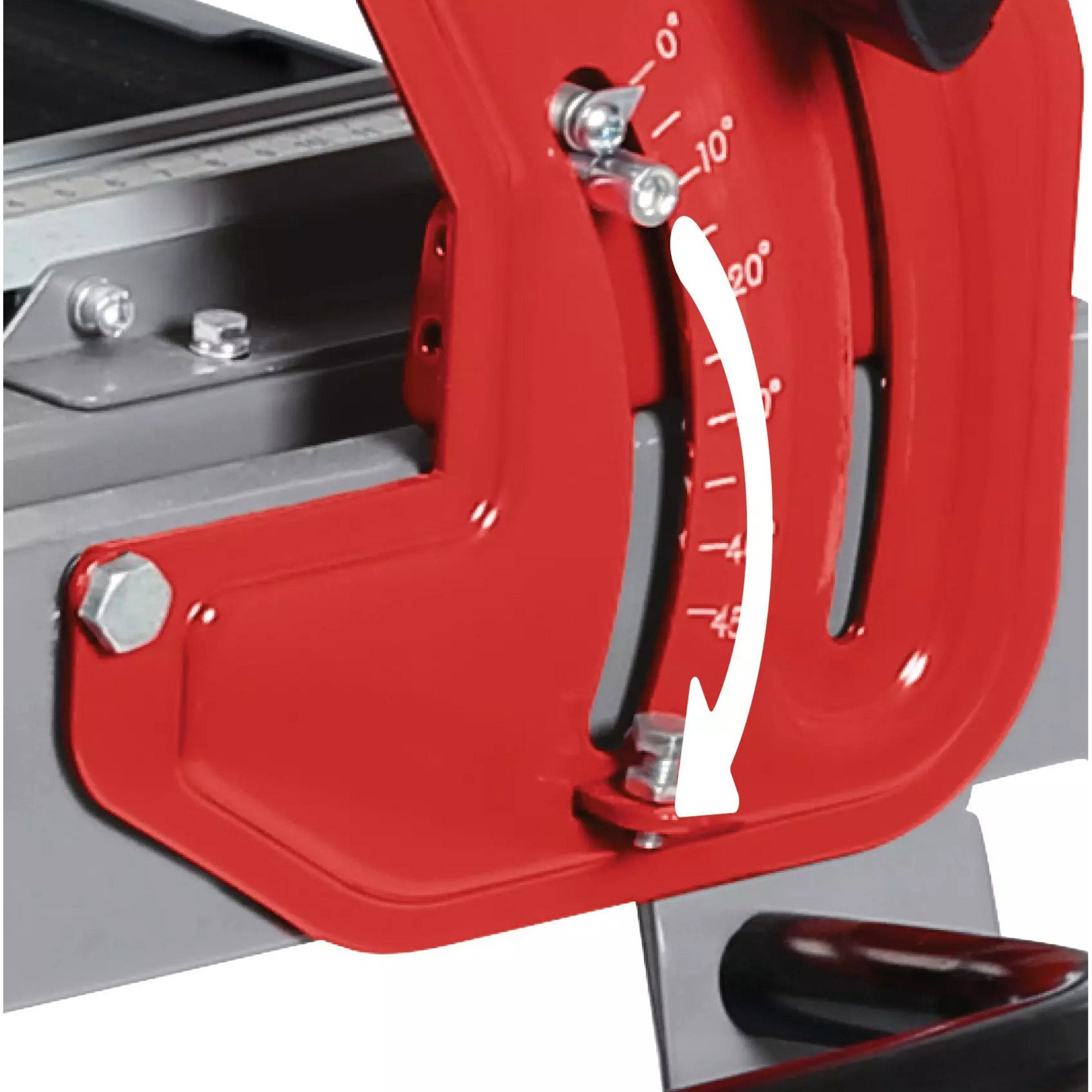 EINHELL Radial-Fliesenschneidmaschine TE-TC 620/1 U, Fliesenschneider rot/grau, 900 Watt