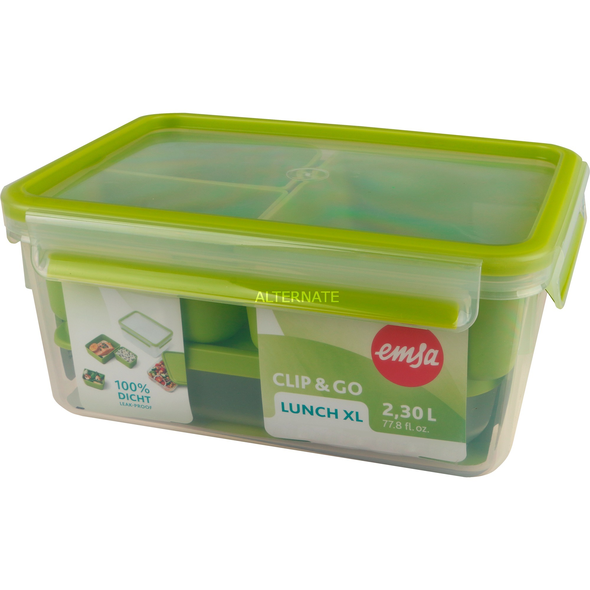EMSA CLIP & GO Lunchbox XL, Lunch-Box | 04009049529530 EMSA CLIP & GO Lunchbox XL, Lunch-Box | 04009049529530