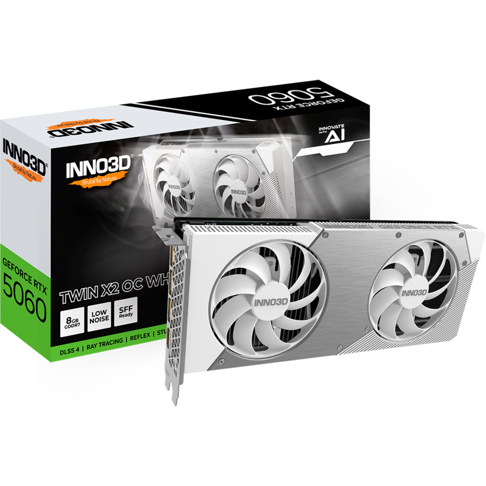 GeForce RTX 5060 TWIN X2 OC WHITE 8GB, Grafikkarte