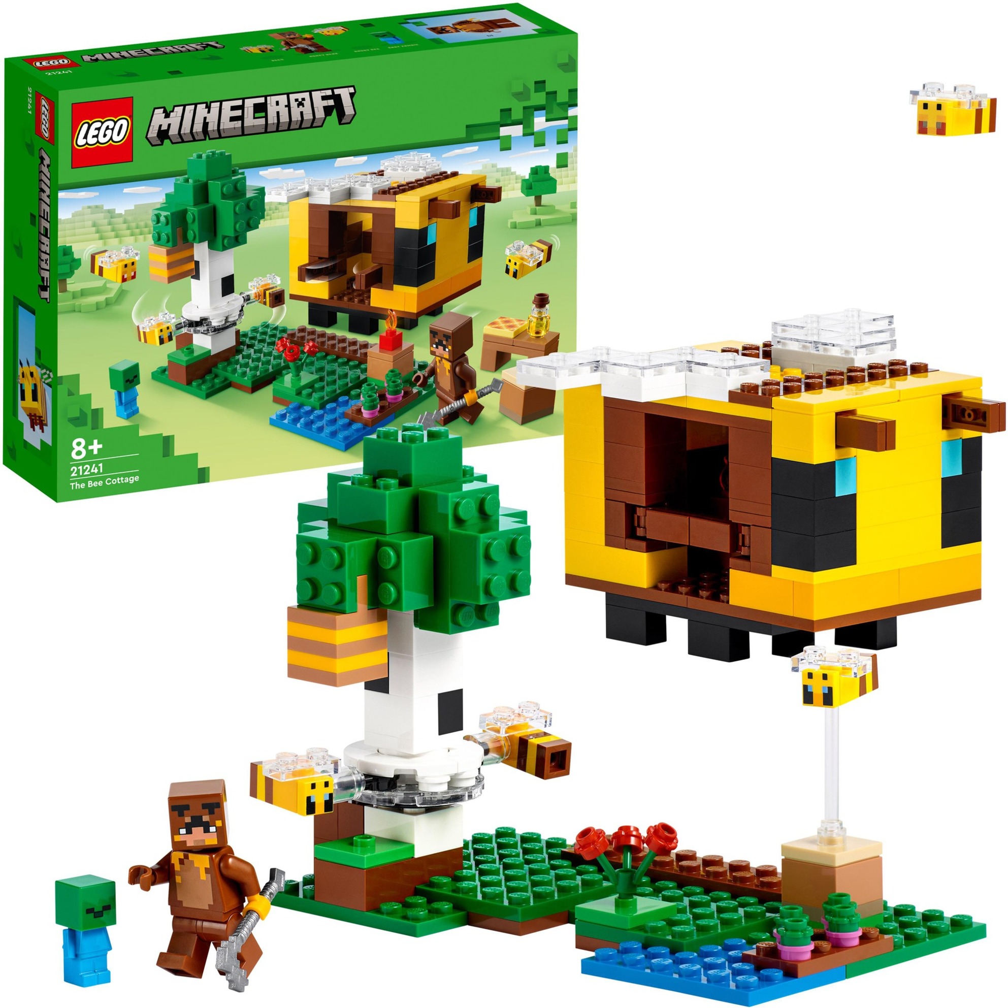 21241 Minecraft Das Bienenhäuschen, Konstruktionsspielzeug