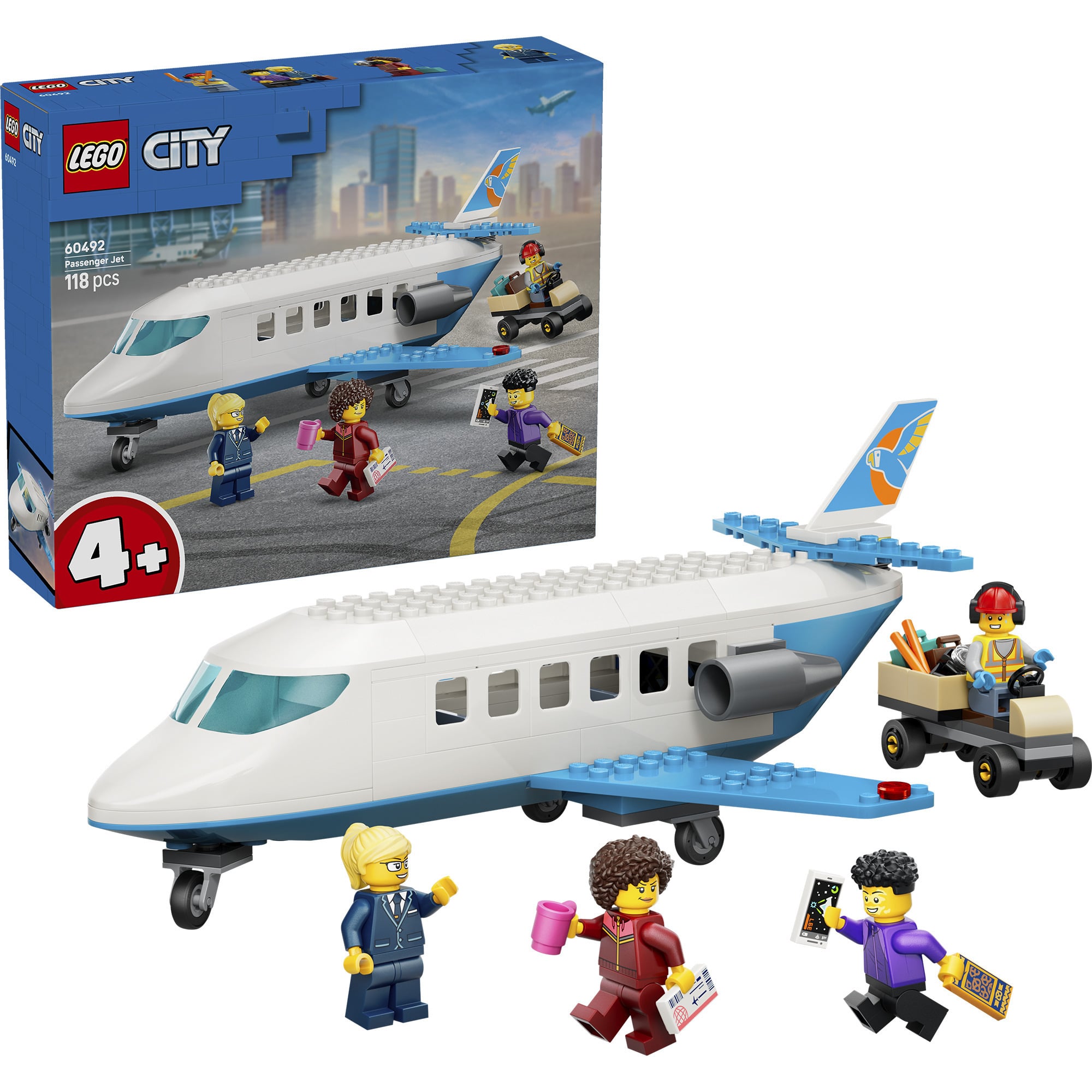 60492 City Passagierjet, Konstruktionsspielzeug