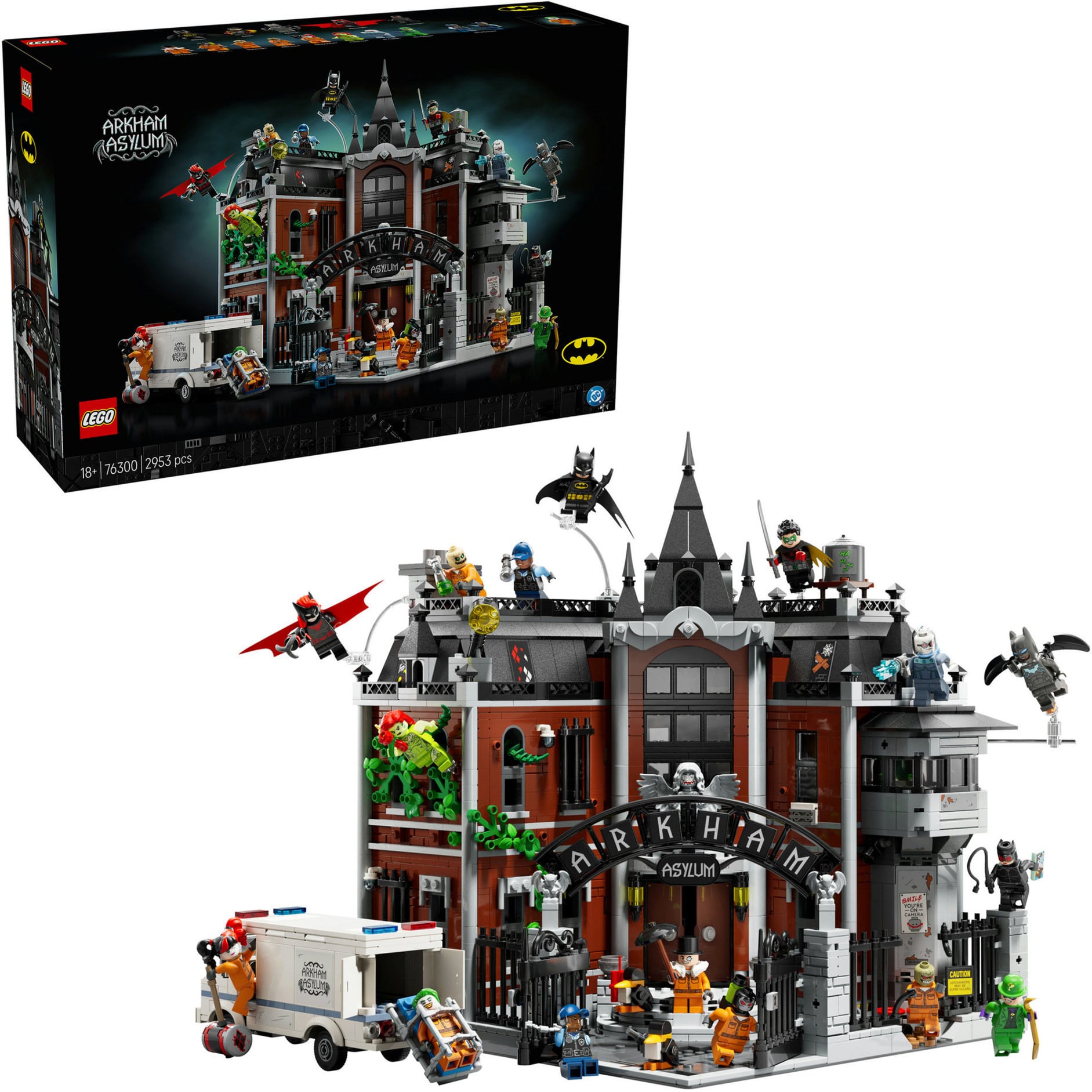 76300 DC Super Heroes Batman Arkham Asylum, Konstruktionsspielzeug