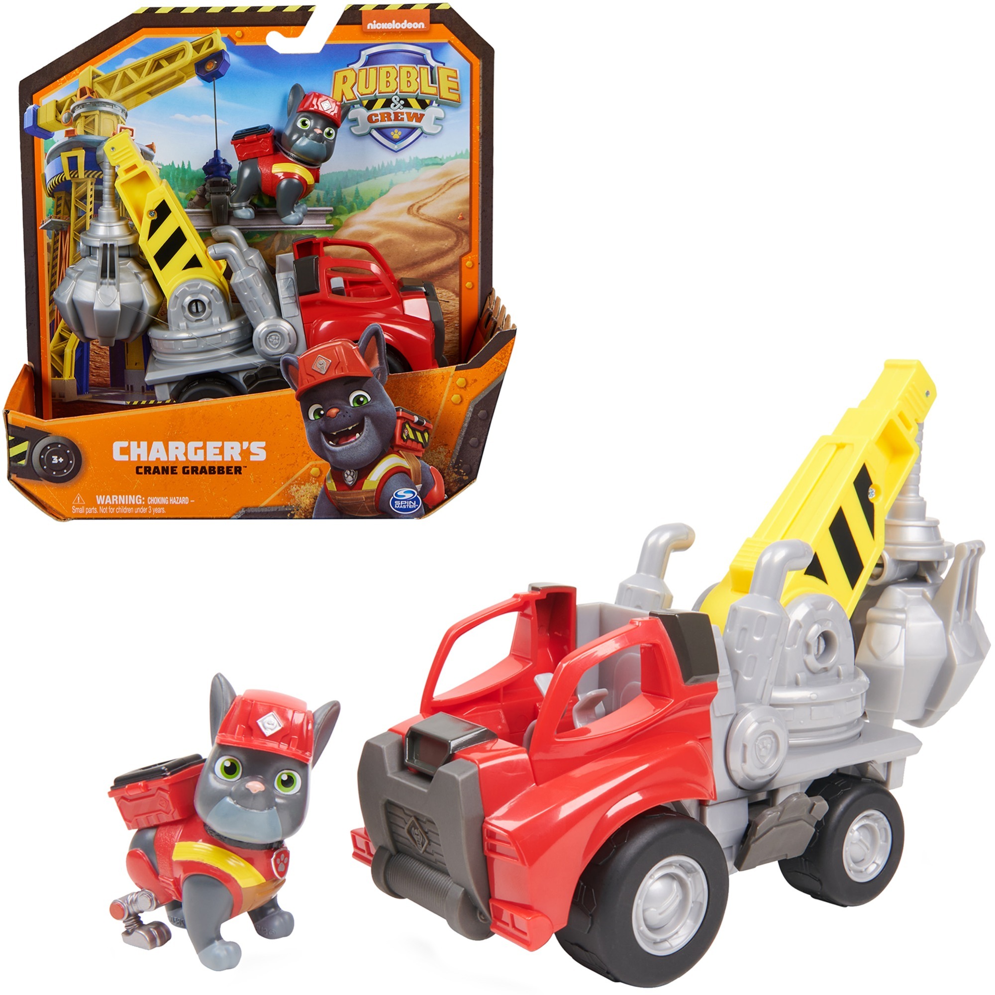 Spin Master Rubble & Crew – Kran-Baufahrzeug mit Charger-Figur, Spielfahrzeug | 00778988456965 Spin Master Rubble & Crew – Kran-Baufahrzeug mit Charger-Figur, Spielfahrzeug | 00778988456965