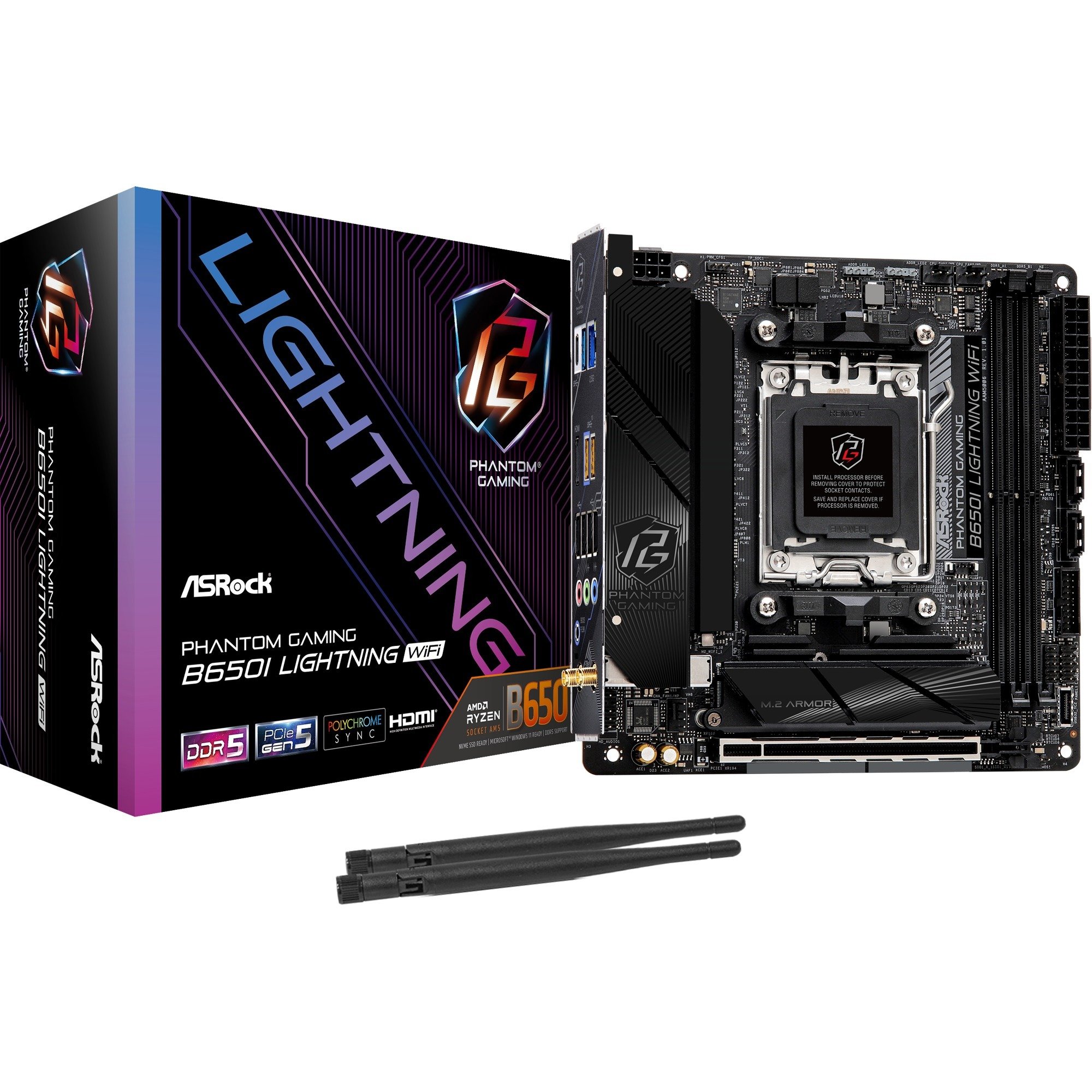 ASRock B650I Lightning WiFi, Mainboard | 04710483944253