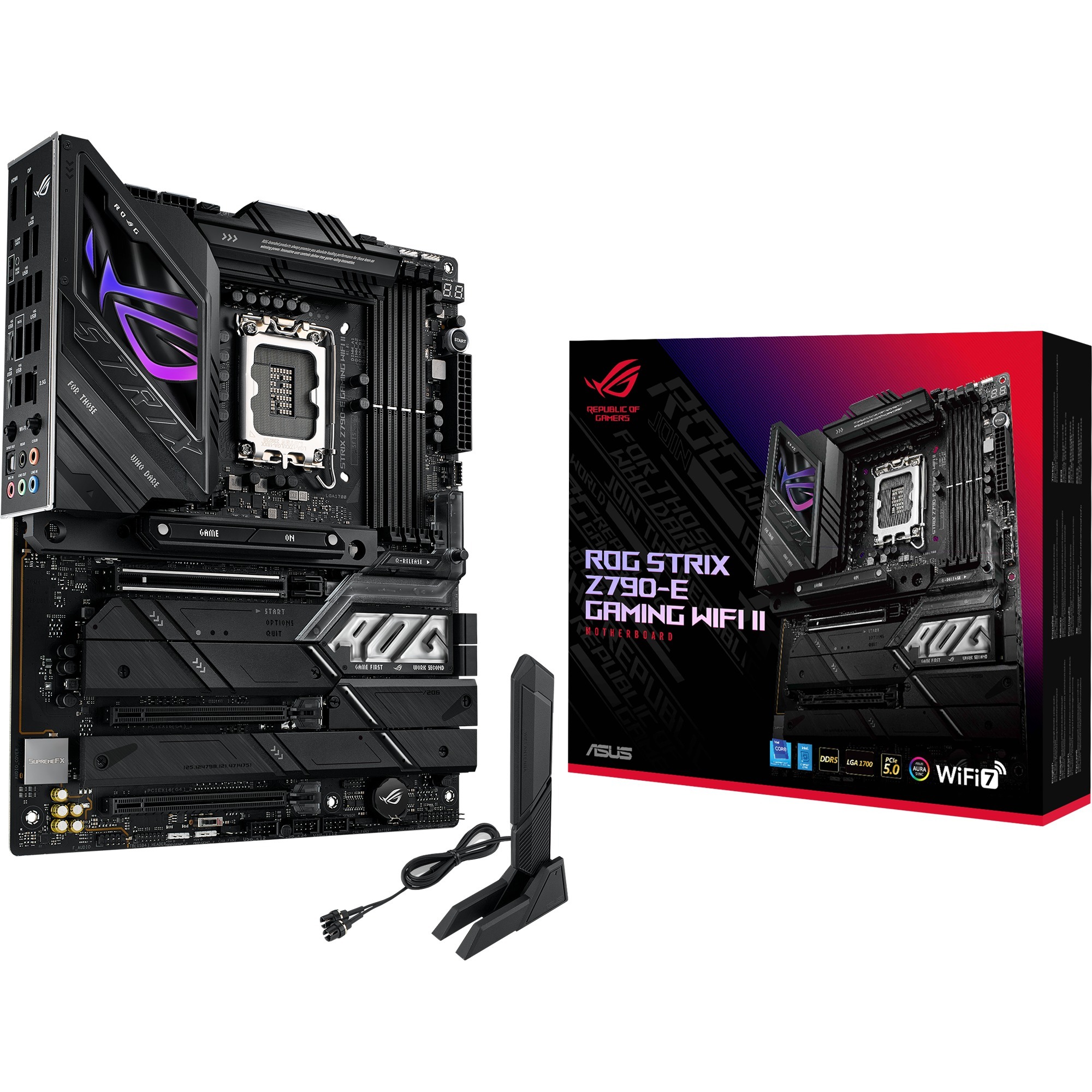 Asus ROG STRIX Z790-E GAMING WIFI II, Mainboard | 04711387357347 Asus ROG STRIX Z790-E GAMING WIFI II, Mainboard | 04711387357347
