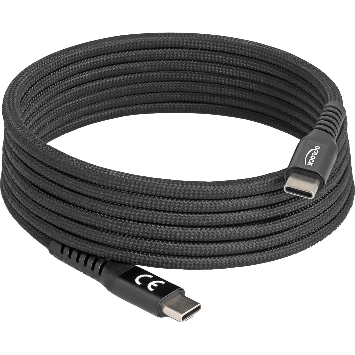 USB-C 2.0 Kabel mit magnetischer Textilummantelung