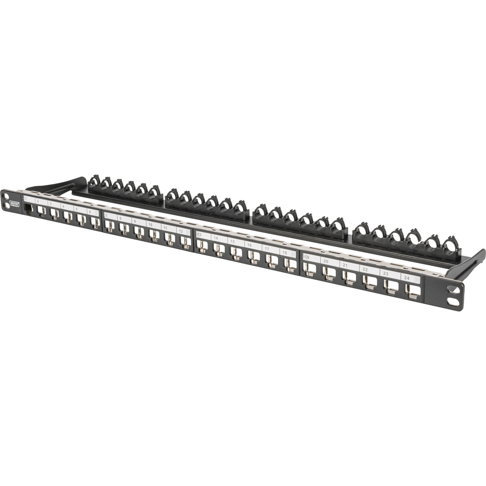 Modulares High Density Patchpanel, 24-Port, Rack Mount, geschirmt