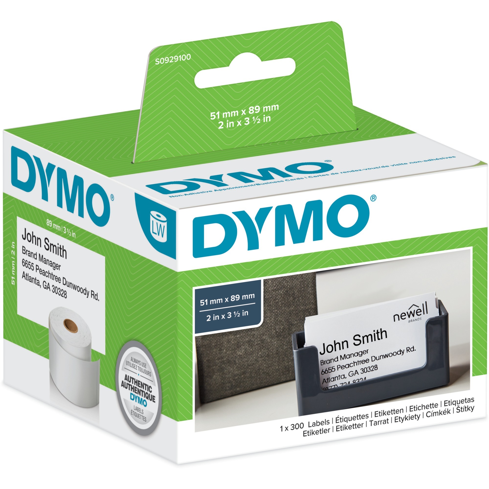 Dymo LabelWriter ORIGINAL Terminvereinbarungsetiketten 51x89mm, 1 Rolle mit 300 Etiketten | 03501170929100 Dymo LabelWriter ORIGINAL Terminvereinbarungsetiketten 51x89mm, 1 Rolle mit 300 Etiketten | 03501170929100