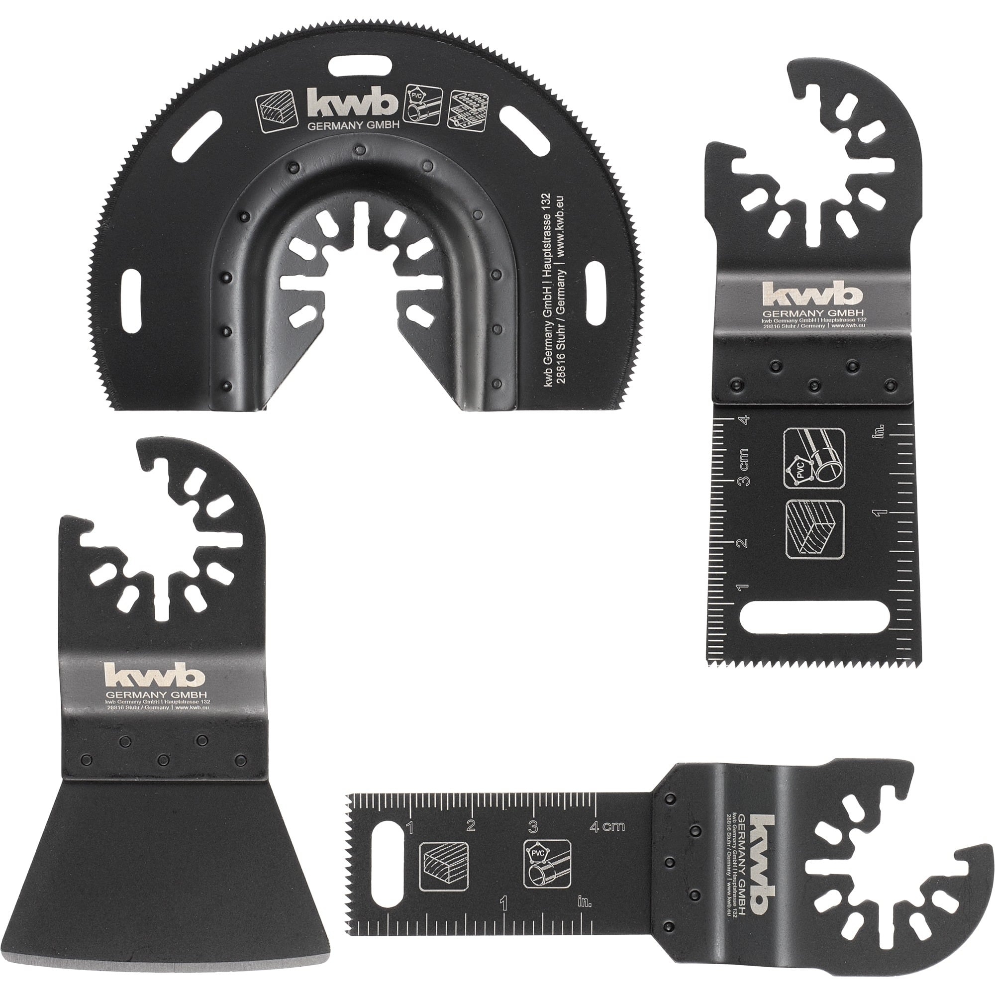 Multitool-Set 49708850, 4-teilig, Sägeblatt-Satz