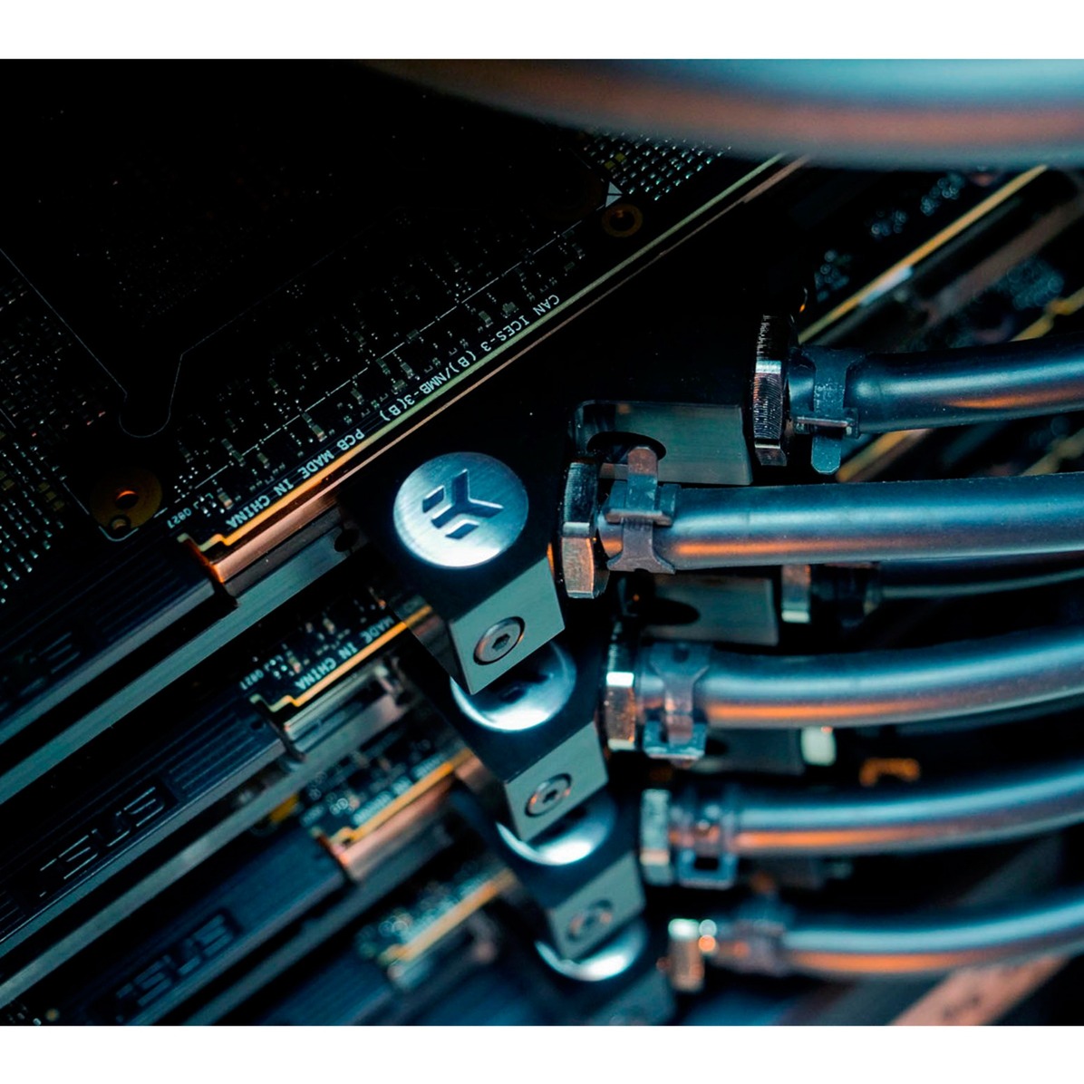 EKWB EK Pro GPU Quick Disconnect Kit, Verbindung silber