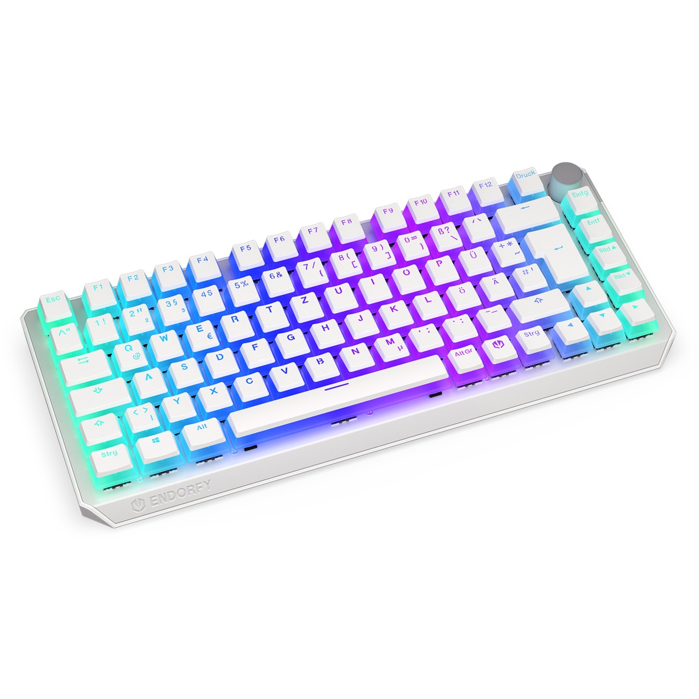 ENDORFY Thock 75% Wireless Onyx White, Gaming-Tastatur | 05903018666860 ENDORFY Thock 75% Wireless Onyx White, Gaming-Tastatur | 05903018666860