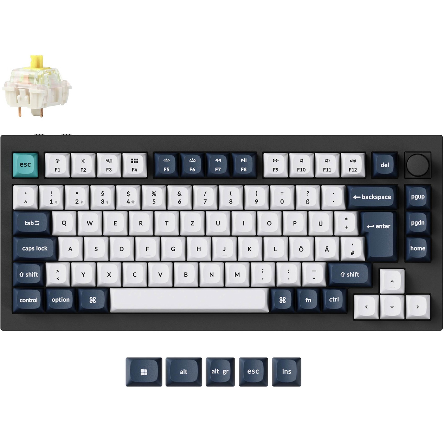 Keychron Q1 Max, Gaming-Tastatur | 04895248875253 Keychron Q1 Max, Gaming-Tastatur | 04895248875253