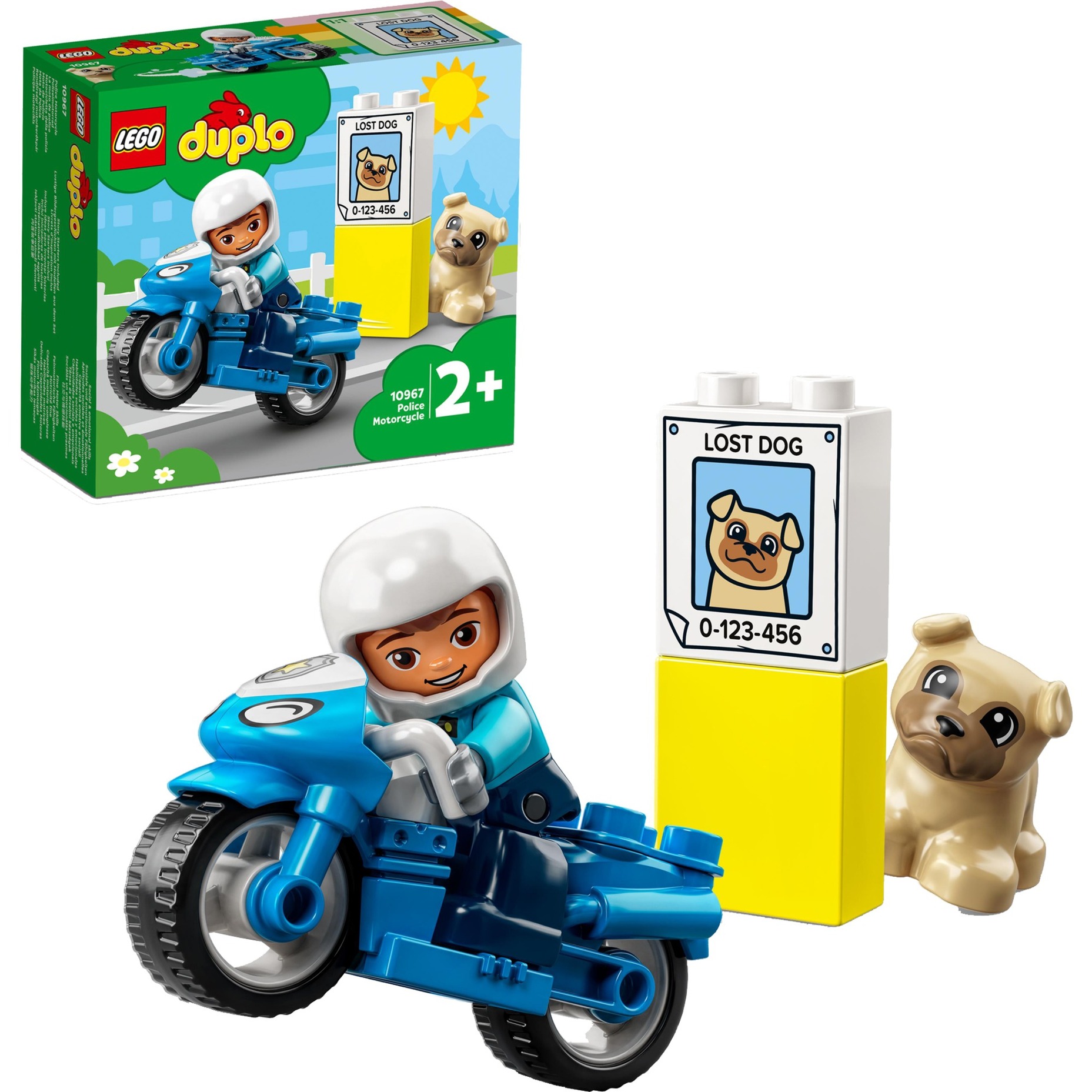 10967 DUPLO Polizeimotorrad, Konstruktionsspielzeug
