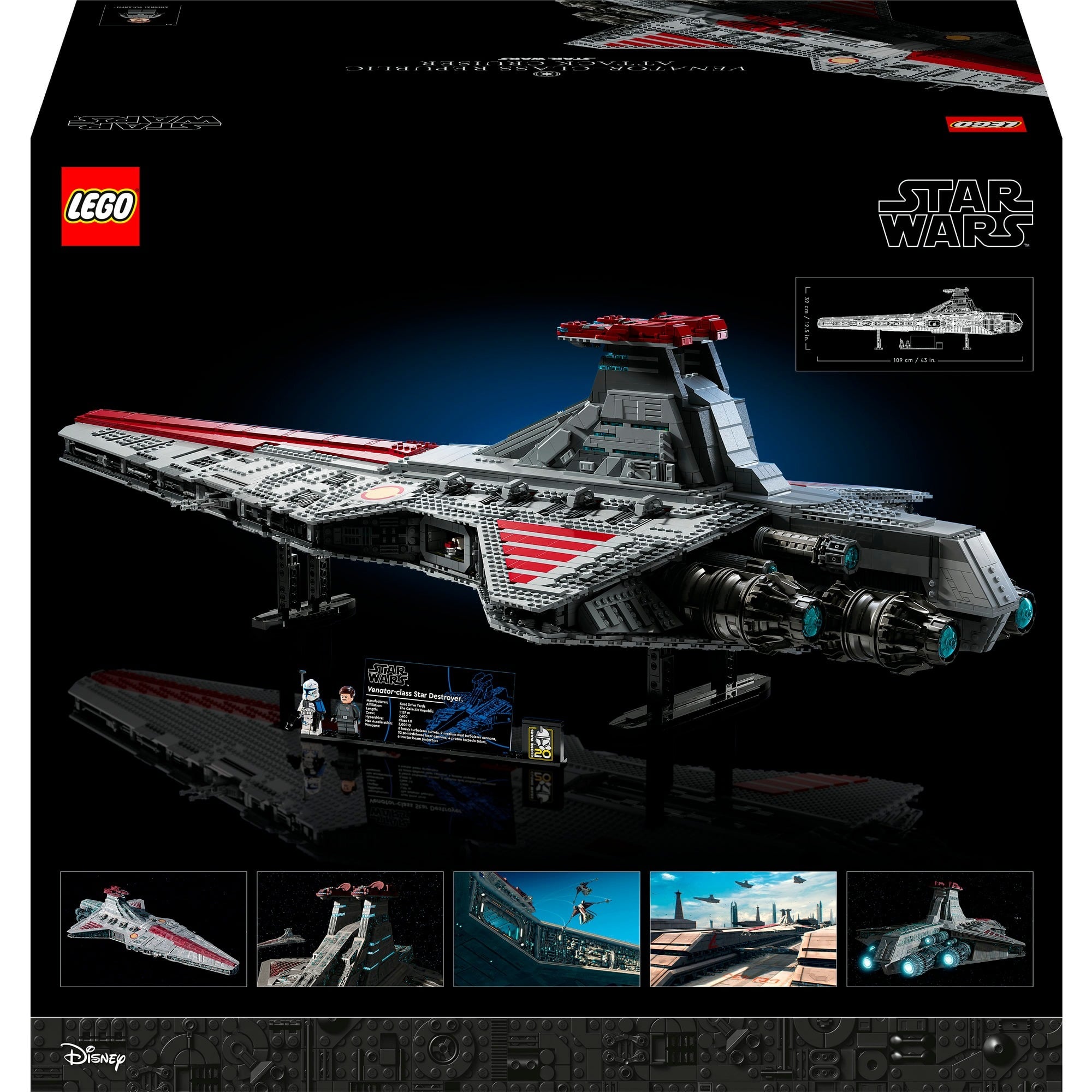 LEGO 75367 Star Wars Republikanischer Angriffskreuzer Der Venator lego-75367-star-wars-republikanischer-angriffskreuzer-der-venator
