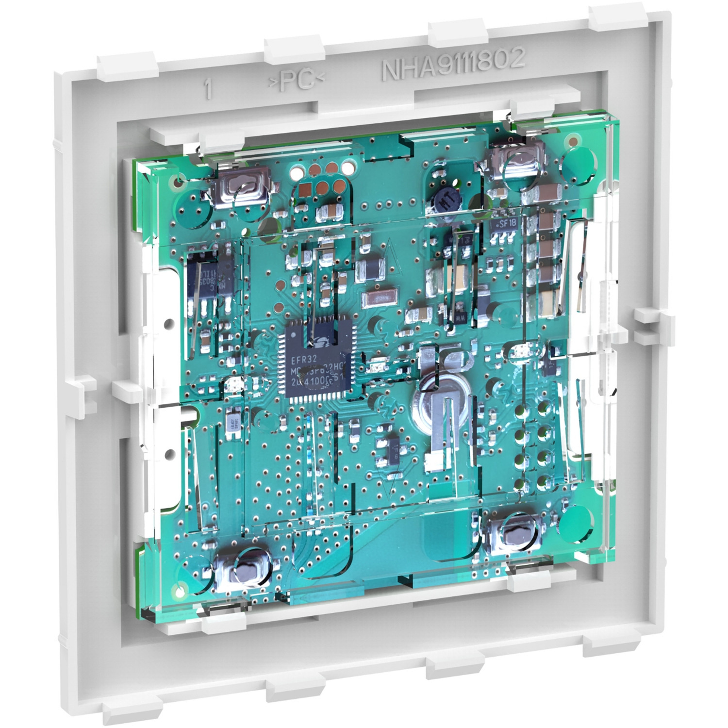 Connected Taster-Modul 1-fach, System Design, Typ MEG5116-6000