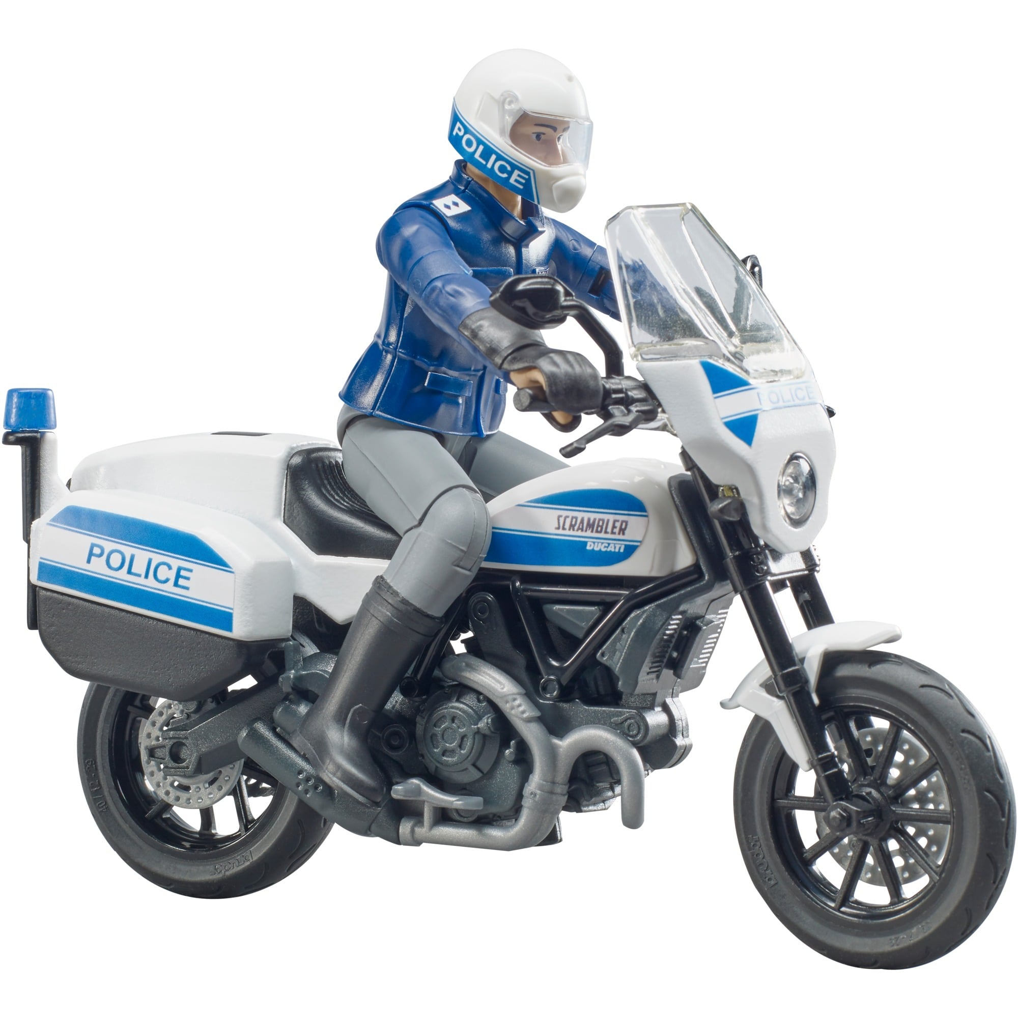 bworld Scrambler Ducati Polizeimotorrad, Modellfahrzeug