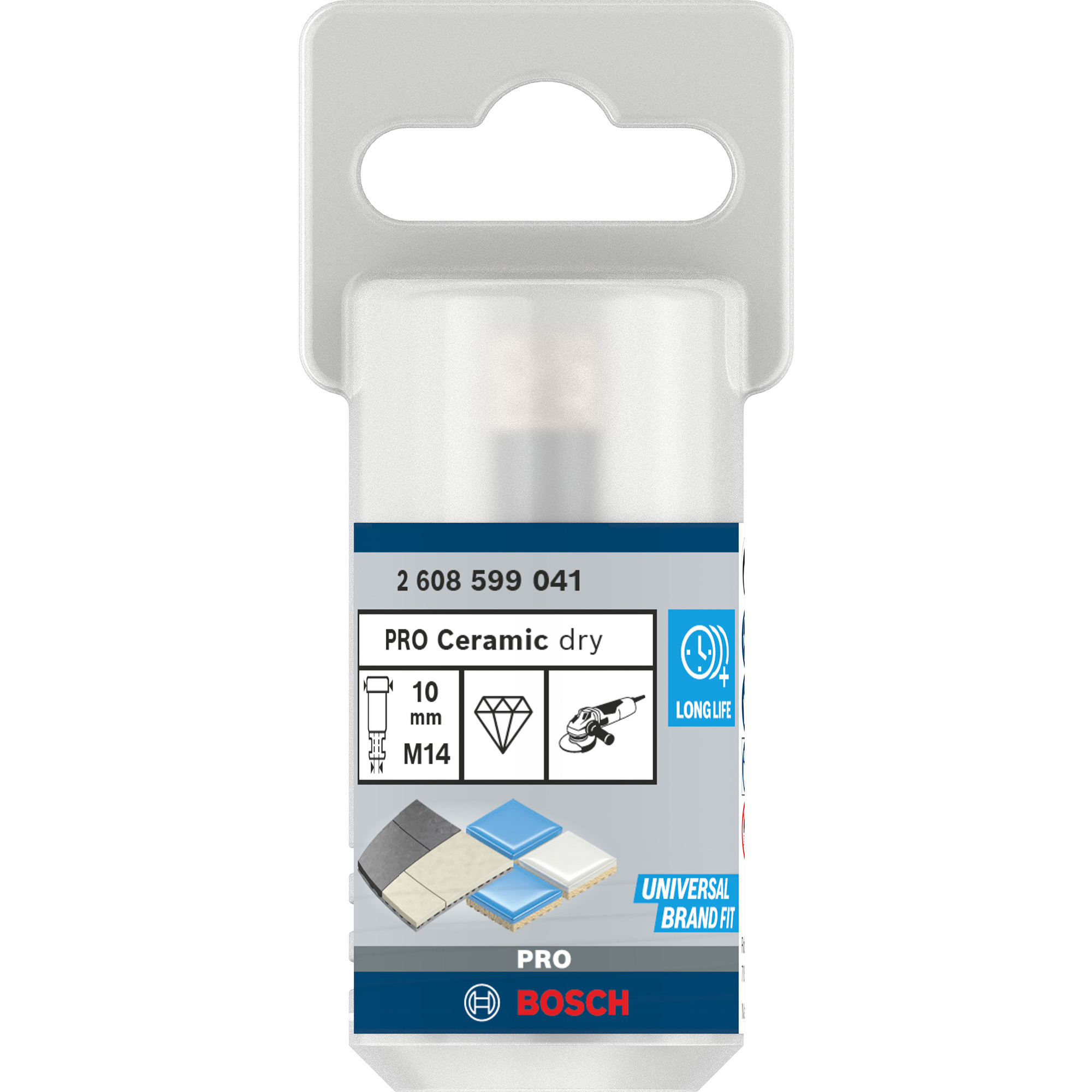 PRO Ceramic dry Bohrkrone, Ø 10mm, Bohrer