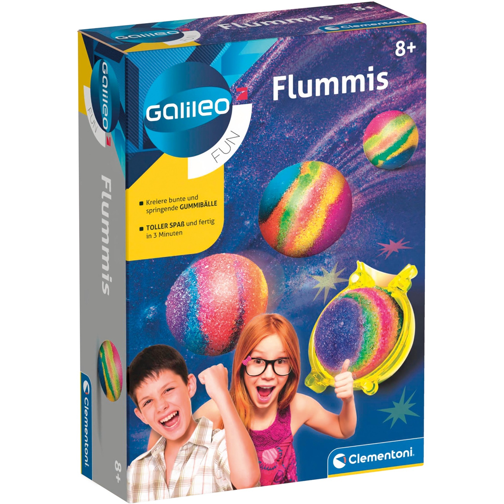Clementoni Galileo Fun – Flummis, Experimentierkasten | 08005125591183 Clementoni Galileo Fun – Flummis, Experimentierkasten | 08005125591183