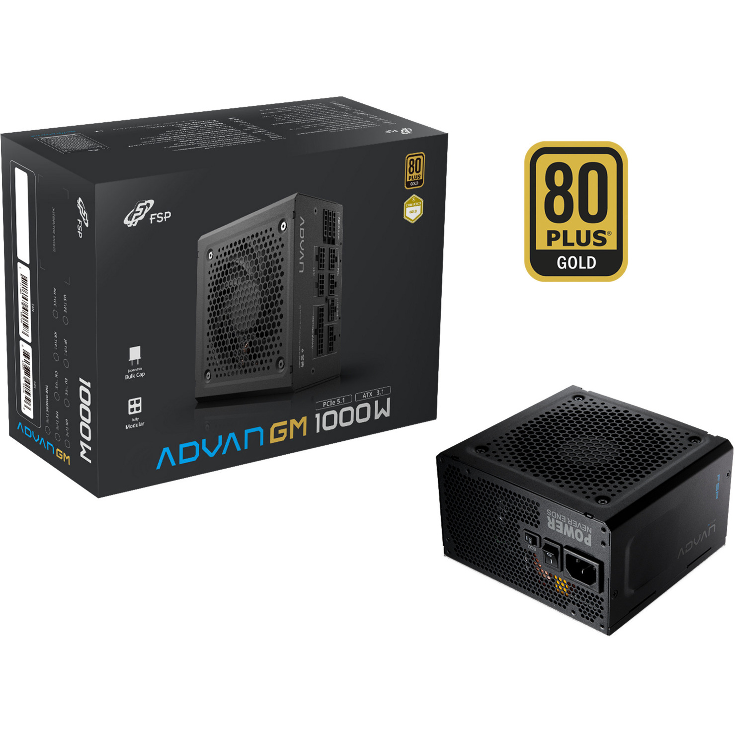 ADVAN GM 1000W, PC-Netzteil
