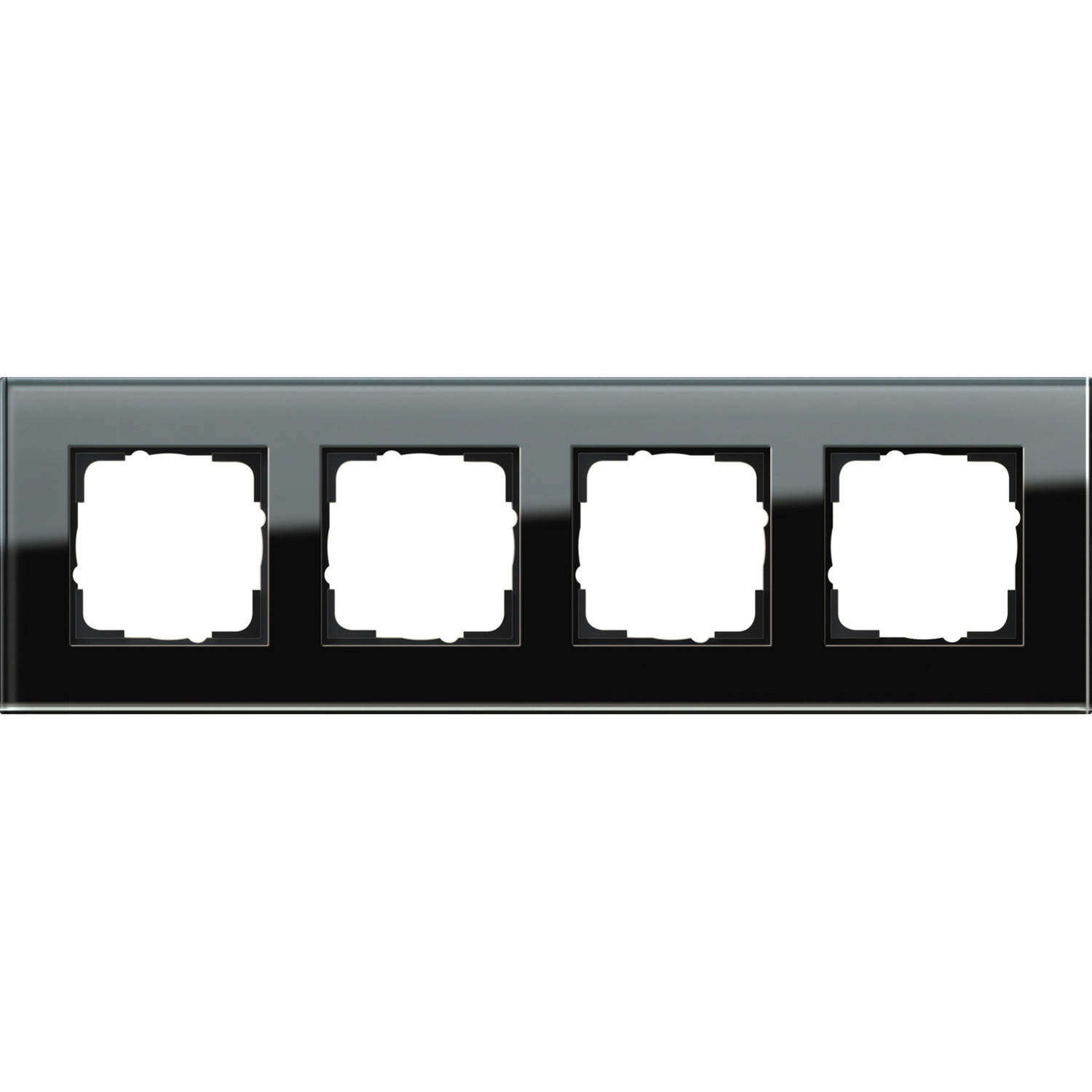 Abdeckrahmen vierfach Glas Esprit, Abdeckung