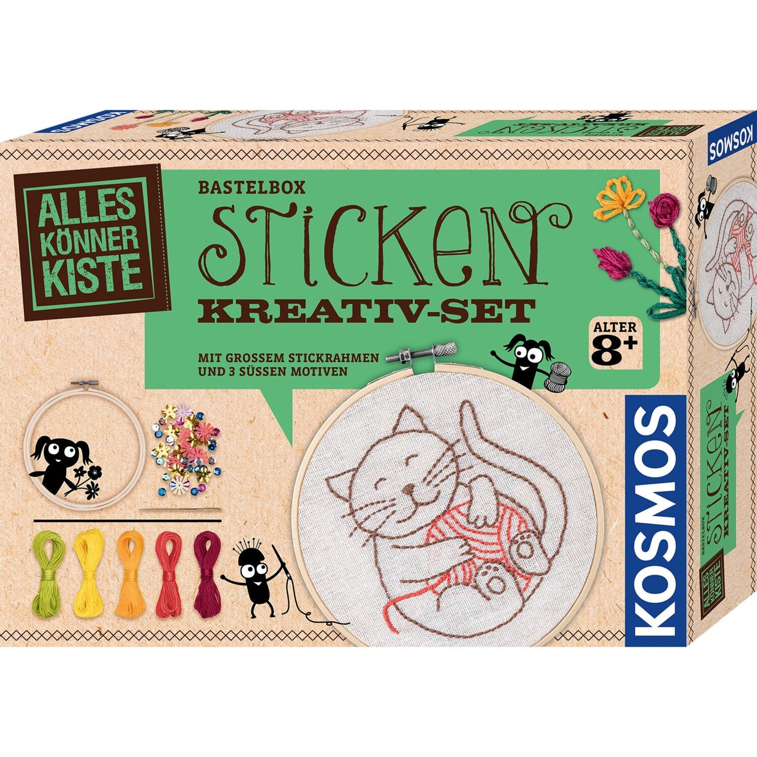 Kosmos Sticken Kreativ-Set, Basteln | 04002051604691 Kosmos Sticken Kreativ-Set, Basteln | 04002051604691