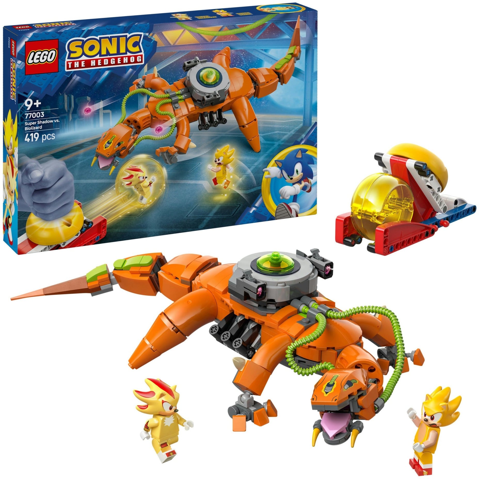 77003 Sonic the Hedgehog Super Shadow vs. Biolizard, Konstruktionsspielzeug