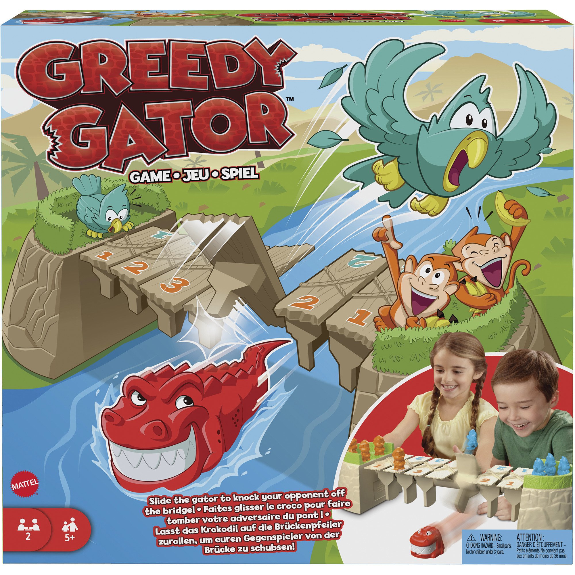 MATTEL GAMES Kalle Krokofalle, Geschicklichkeitsspiel | 00194735172412 MATTEL GAMES Kalle Krokofalle, Geschicklichkeitsspiel | 00194735172412