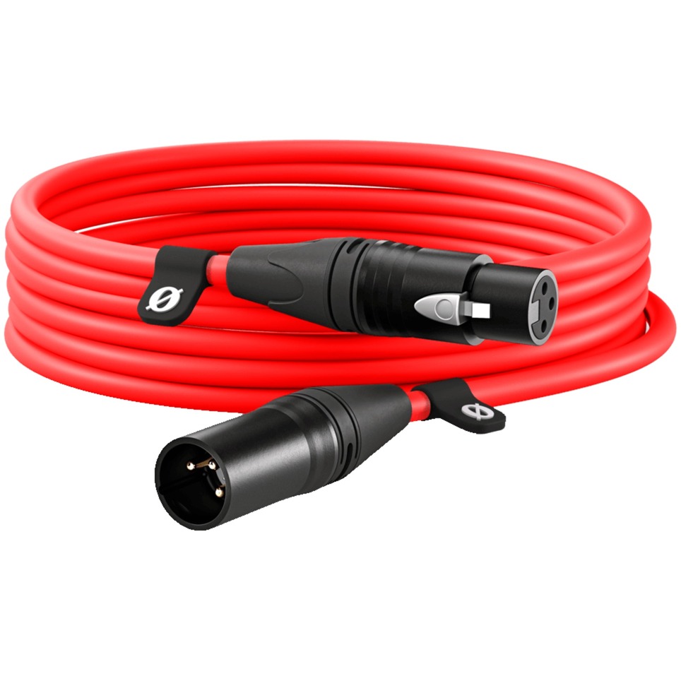 Premium XLR-Kabel XLR6M-R red