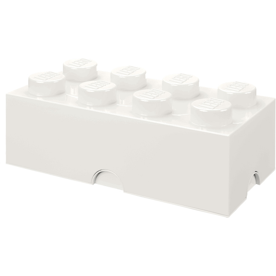 LEGO Storage Brick 8 weiß, Aufbewahrungsbox