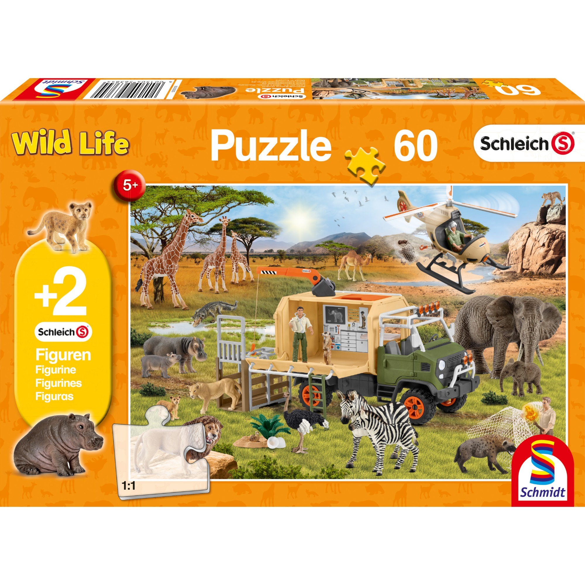 Schmidt Spiele Schleich Puzzle Abenteuerliche Tierrettung | 04001504563844 Schmidt Spiele Schleich Puzzle Abenteuerliche Tierrettung | 04001504563844