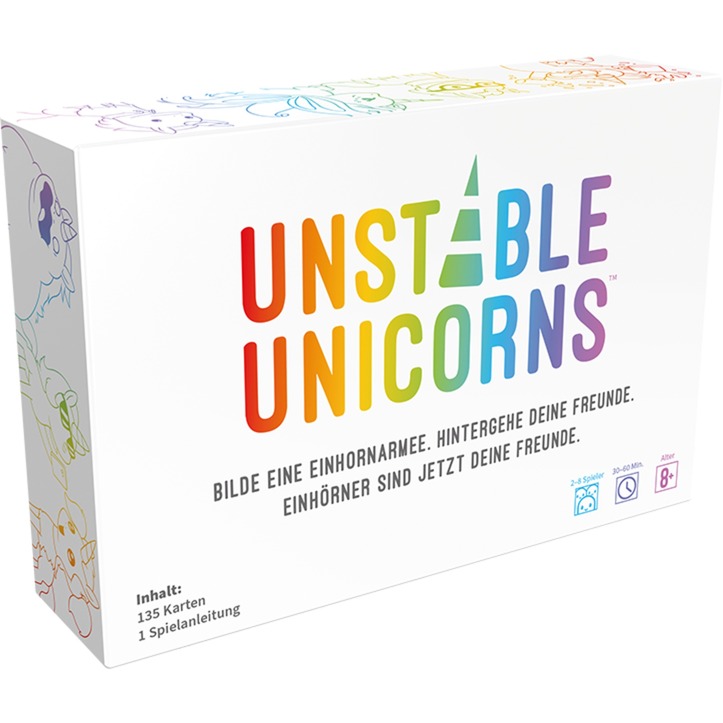 Unstable Unicorns, Kartenspiel