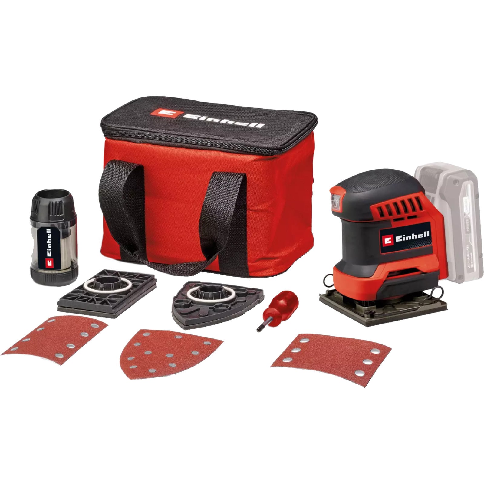 Power X-Change Akku-Faust-Schwingschleifer TE-OS 18/113 3X Li-Solo, 18Volt