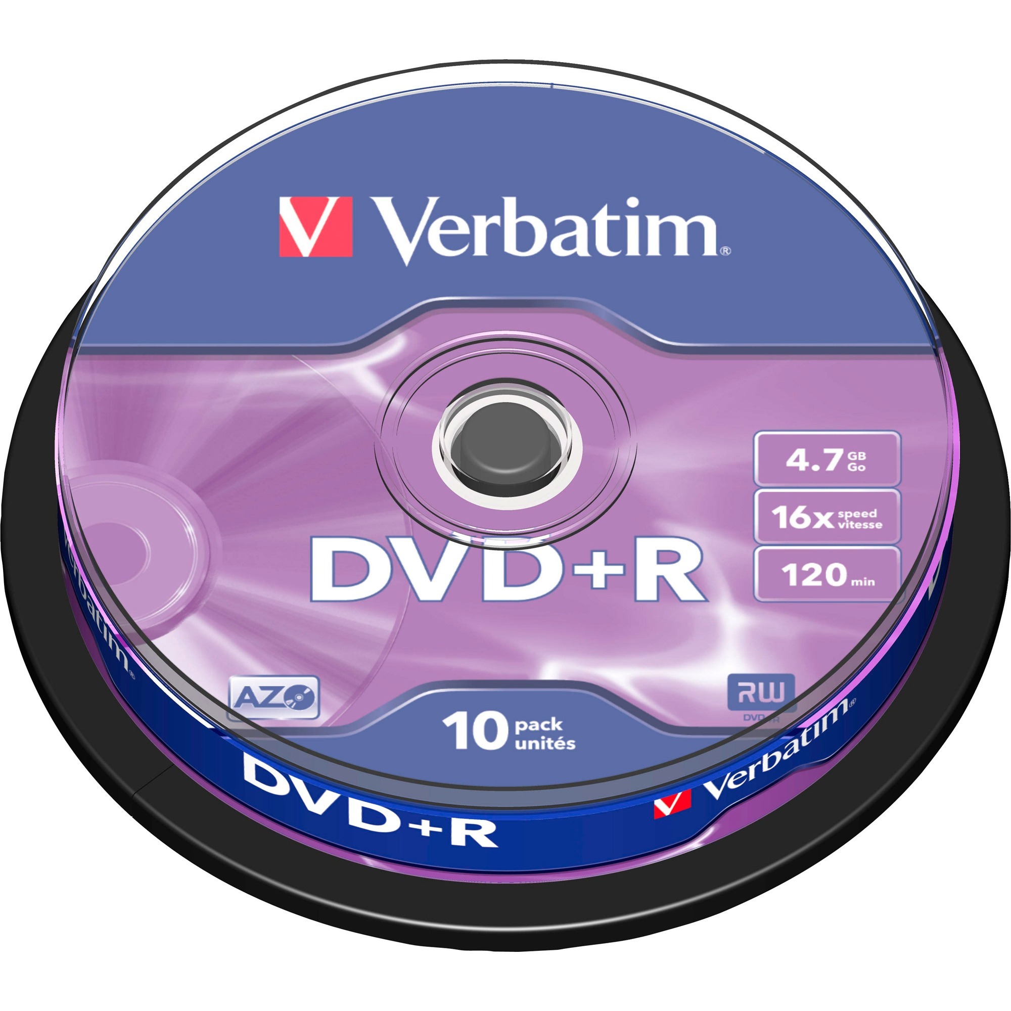 Verbatim DVD+R 4,7 GB, DVD-Rohlinge | 00023942434986 Verbatim DVD+R 4,7 GB, DVD-Rohlinge | 00023942434986